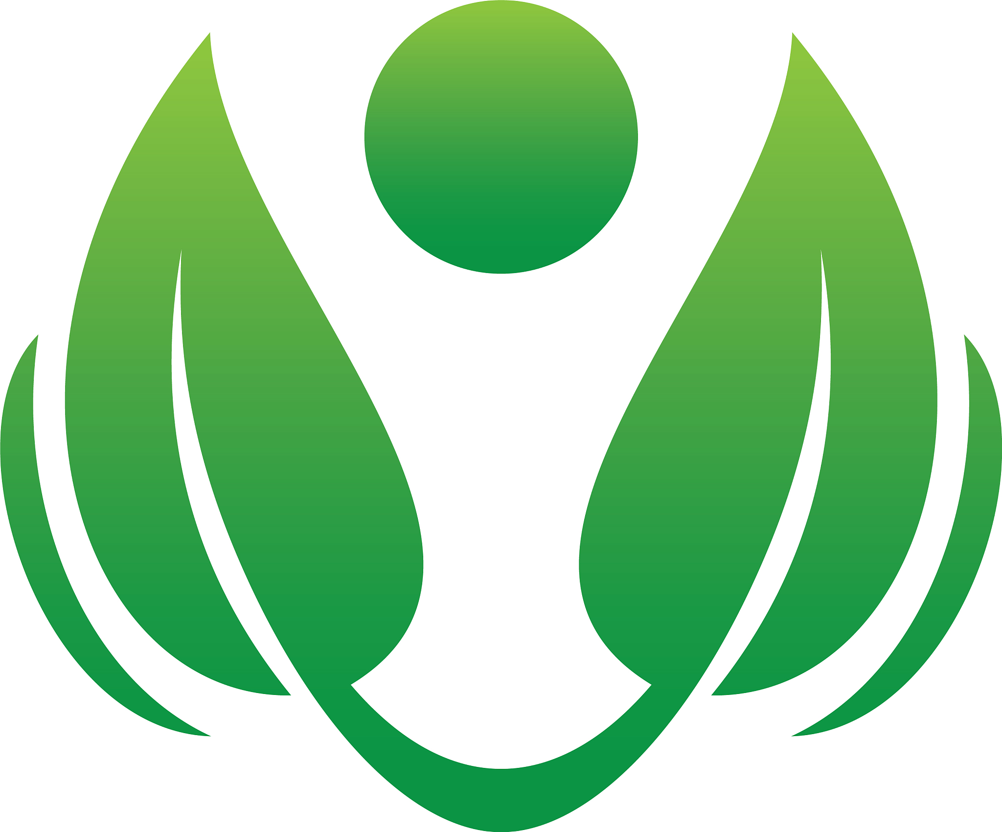 abstract leaf eco logo