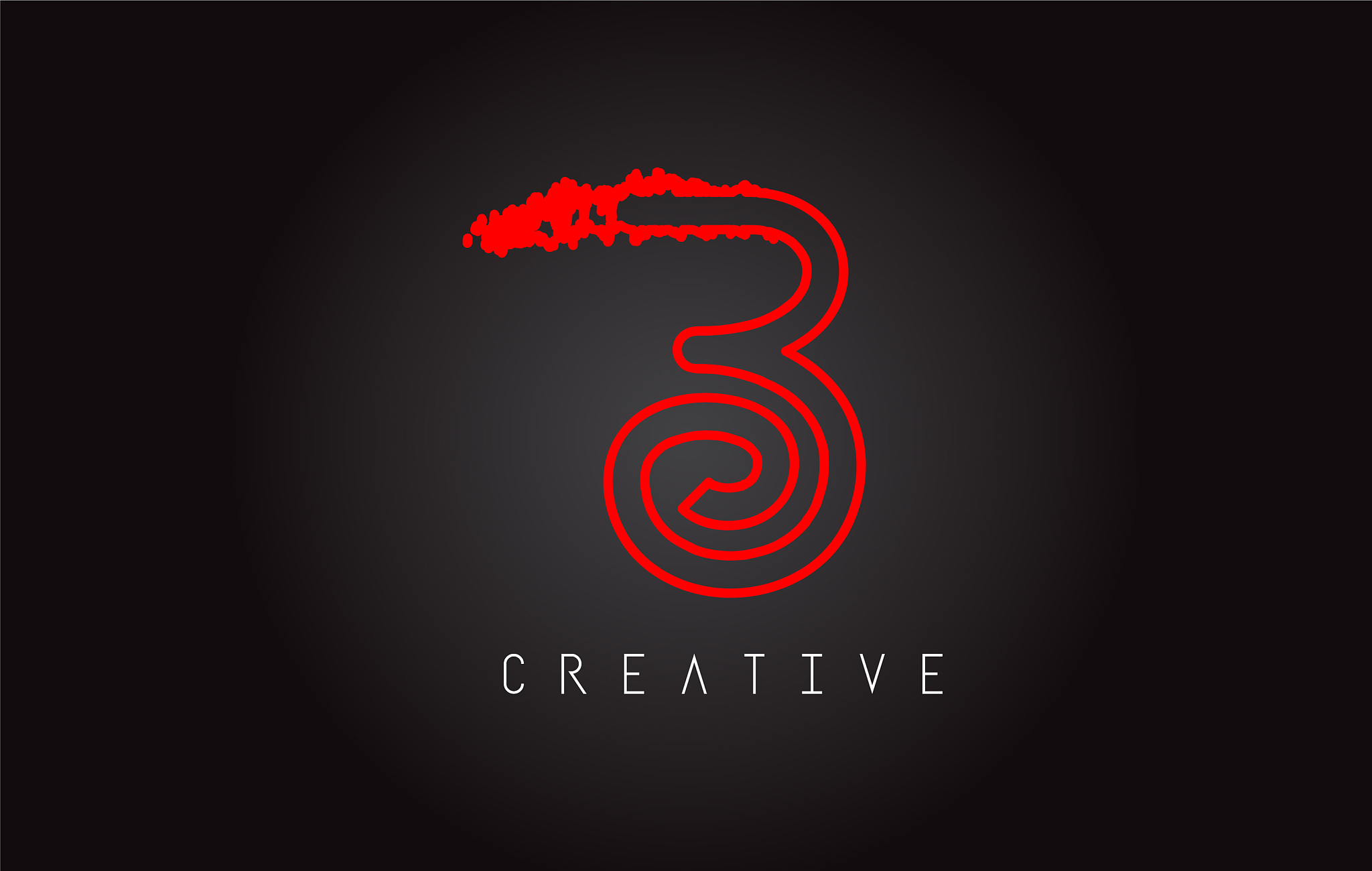 b monogram letter logo design brush paint stroke