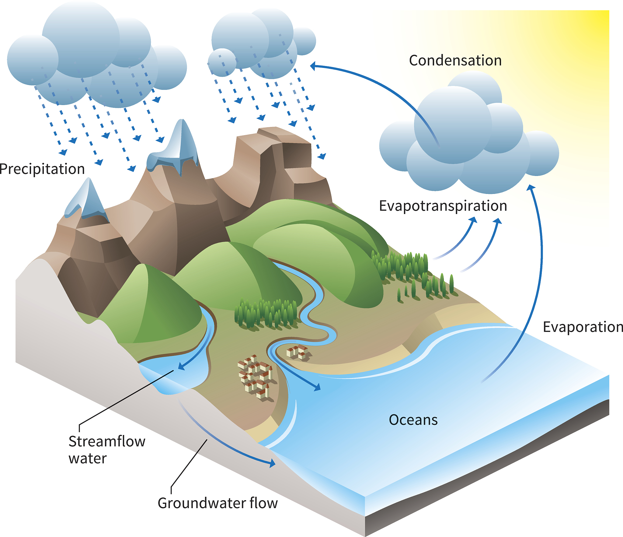 请按照nature发文推送改下下面句子的语法结构和表达：Straw improved soil fertility and water holding capacity reduced soil water evaporation and increased microbial activity