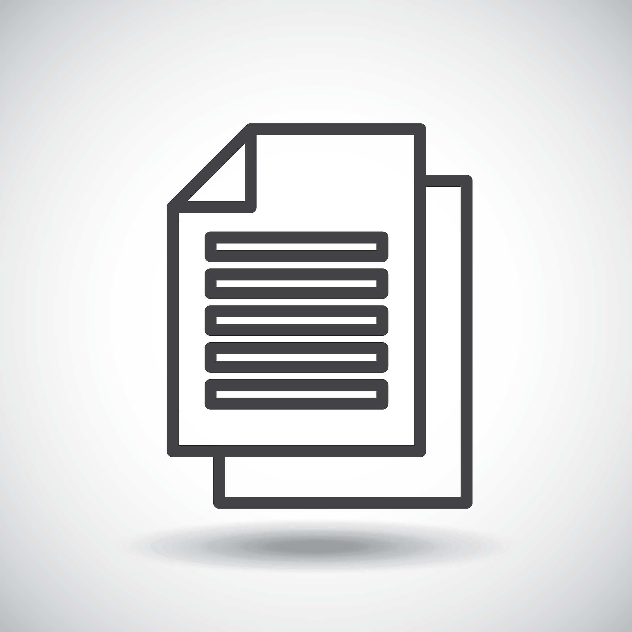 document. silhouette icon design. vector graphic