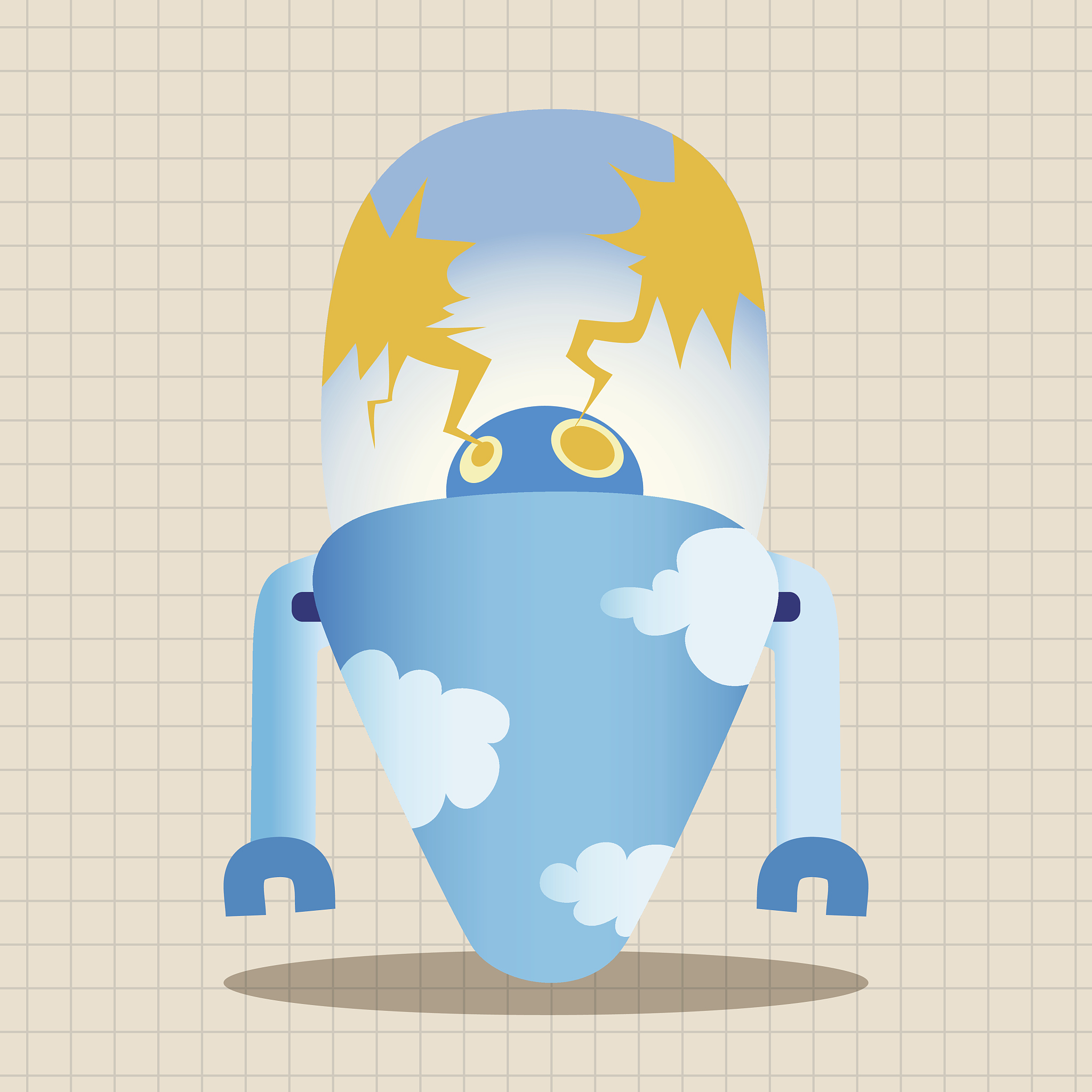 robot theme elements