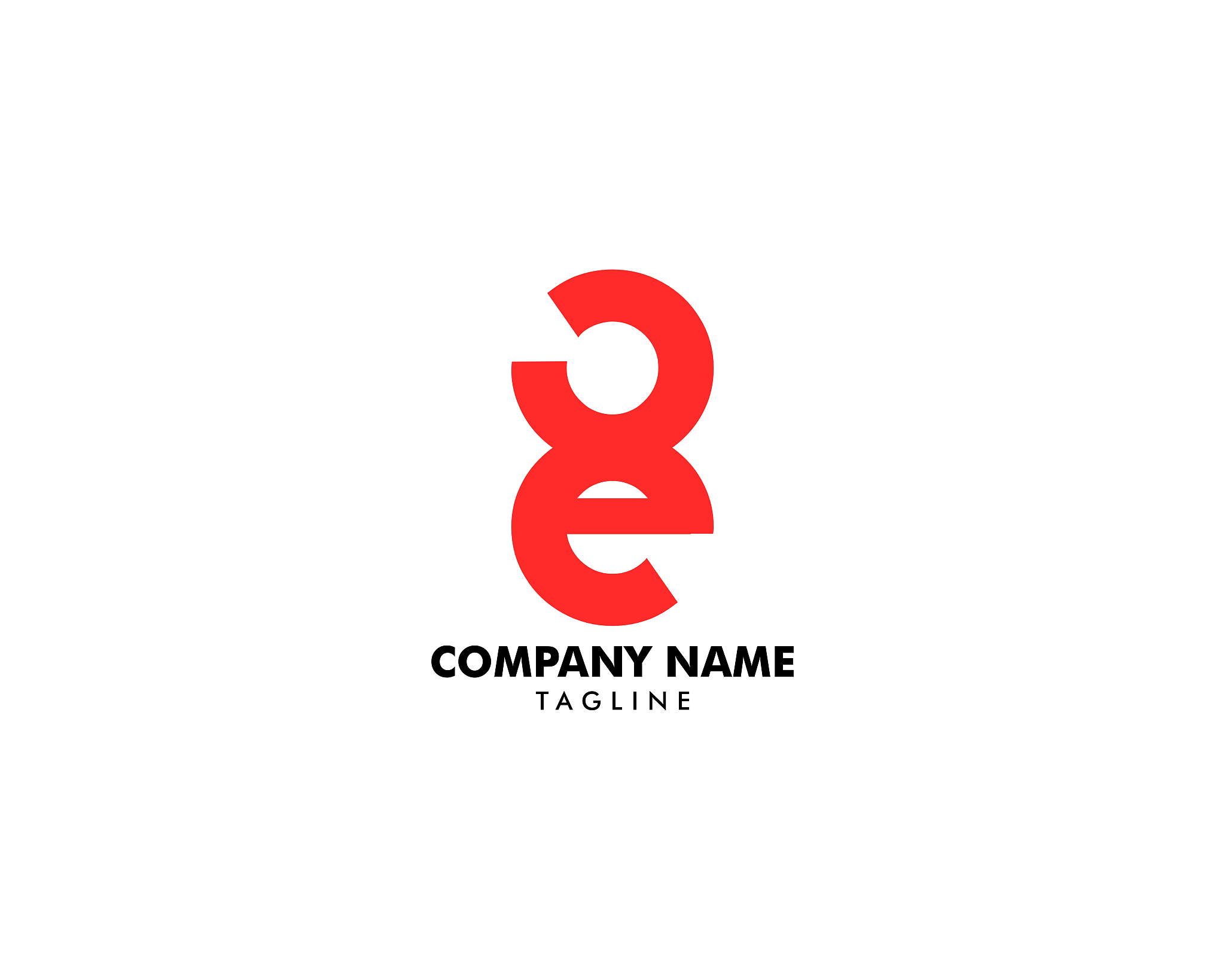 initial letter e8   template design