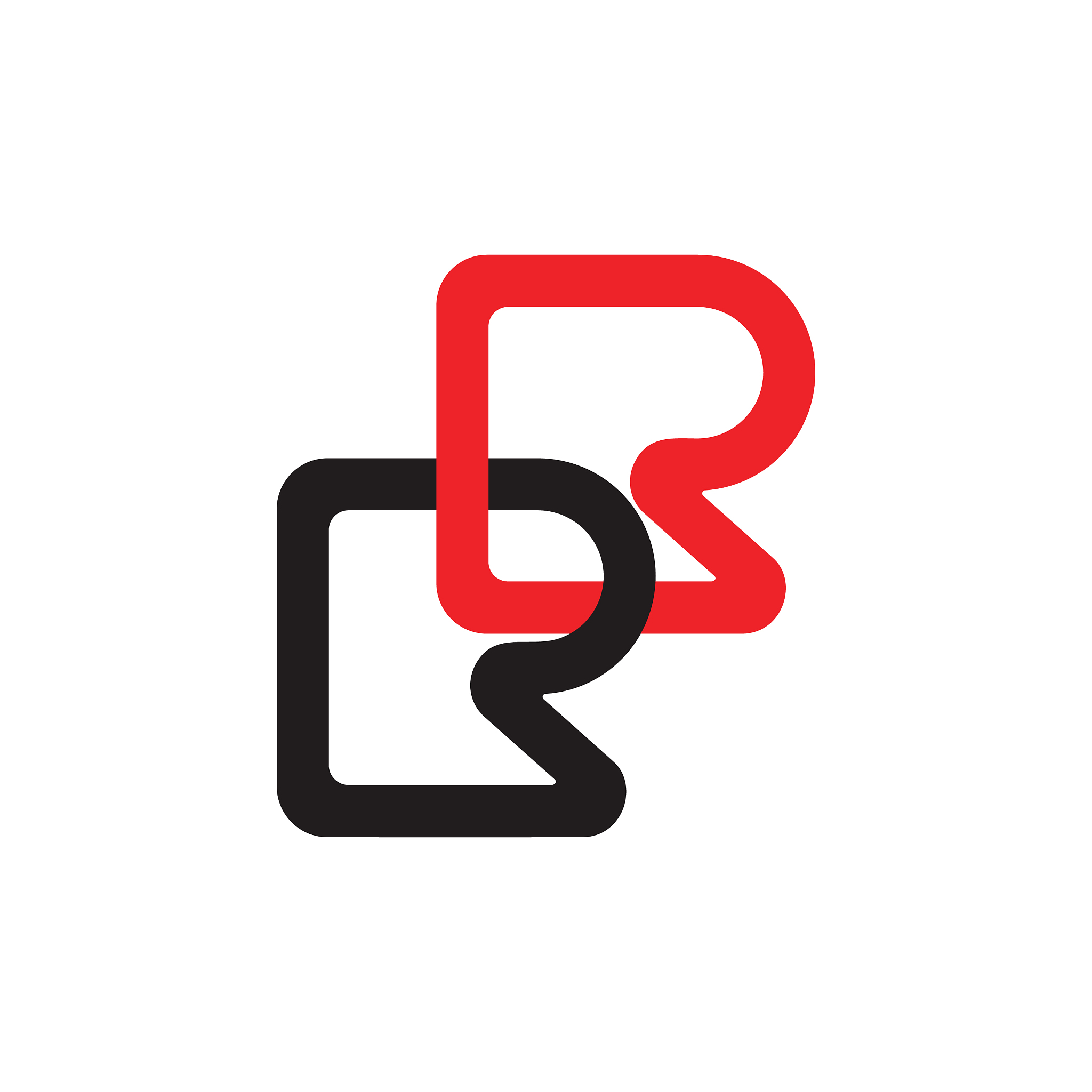 letter rr cute logo