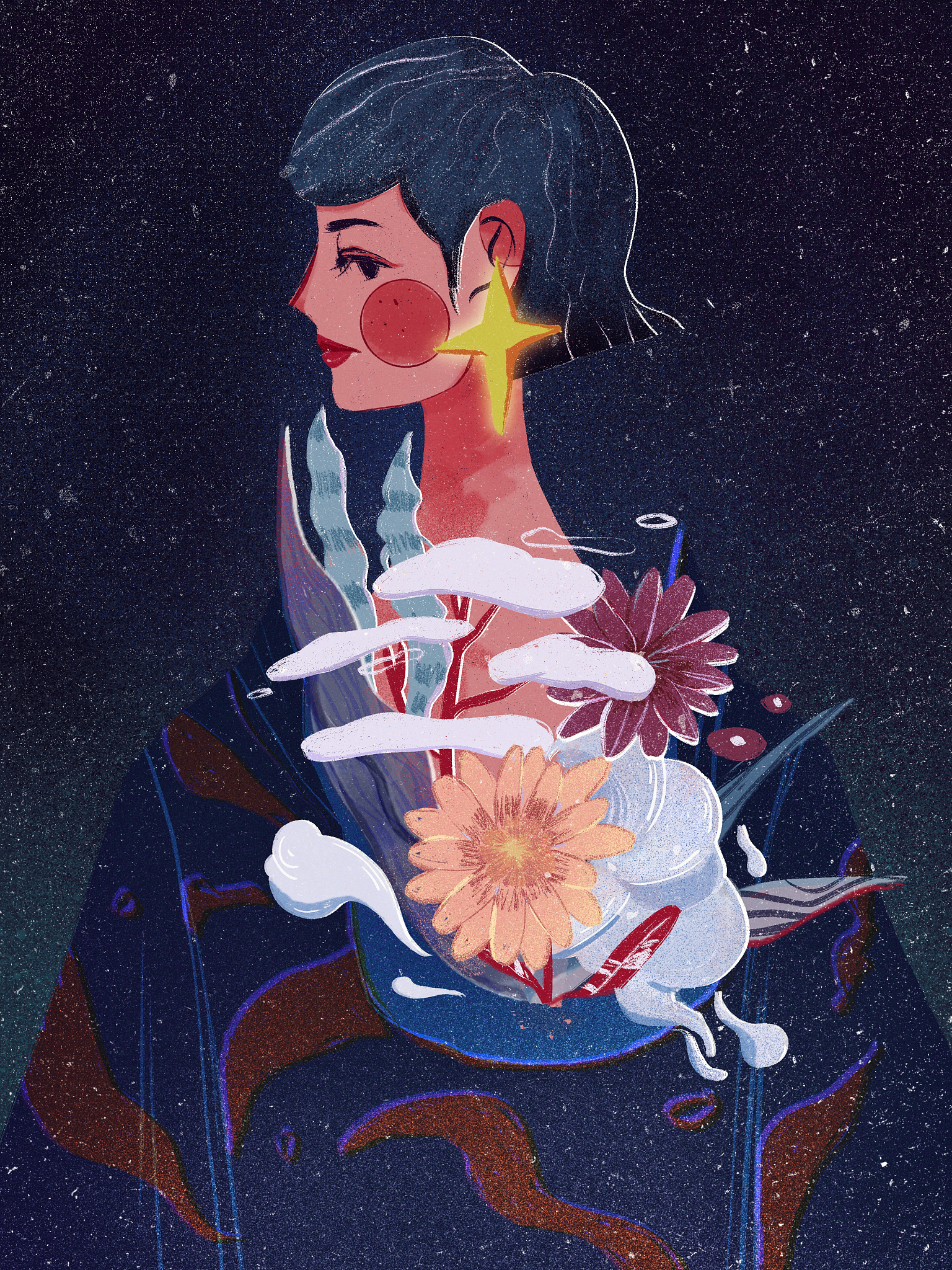 创伤艺术插画设计创新点