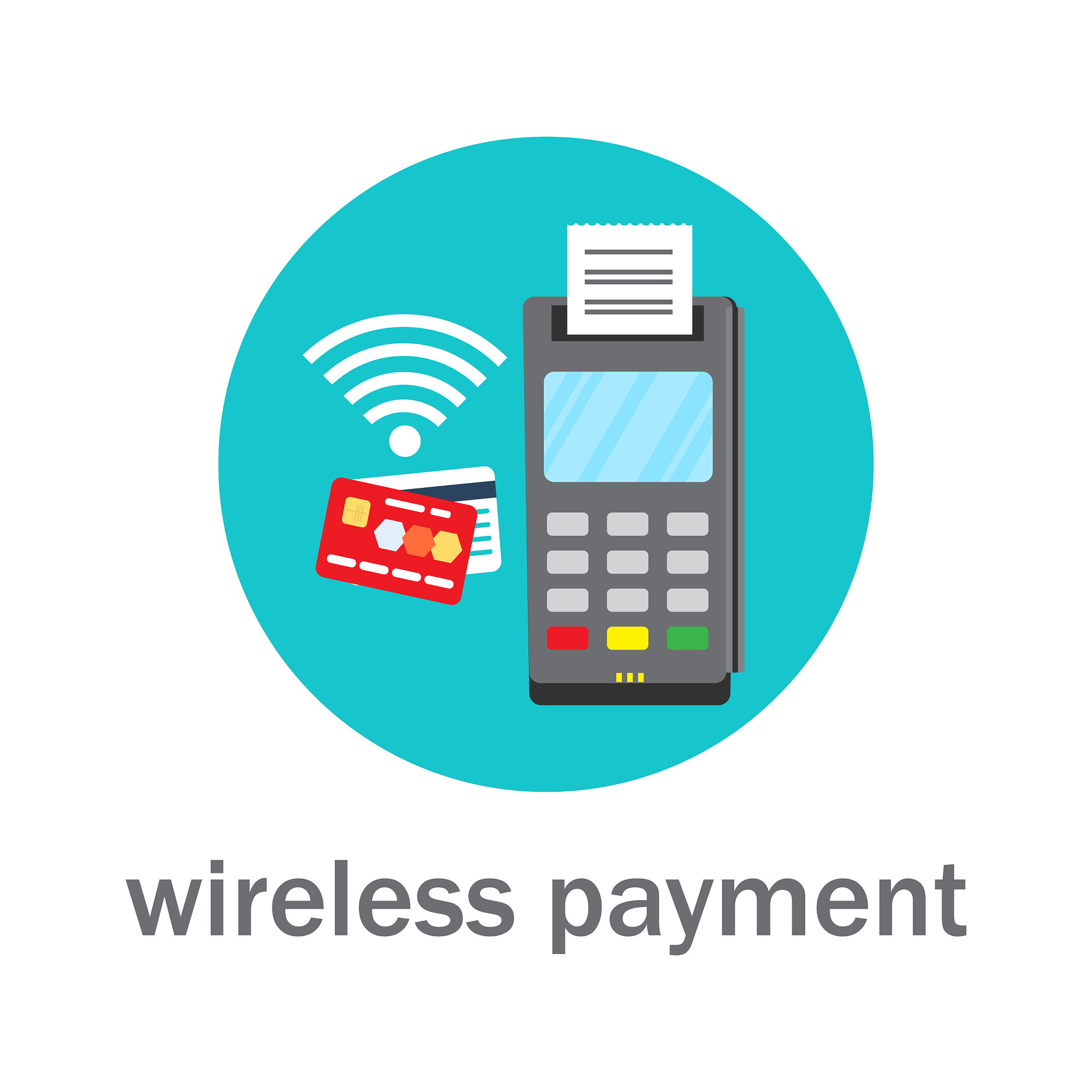 nfc wireless bank payment by credit card