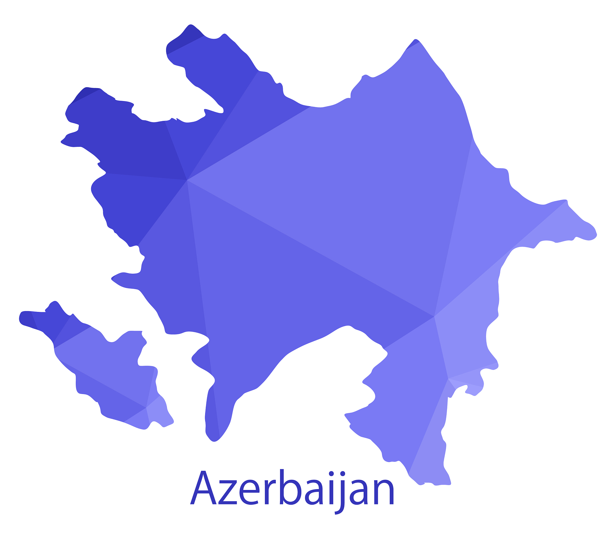 map of azerbaijan
