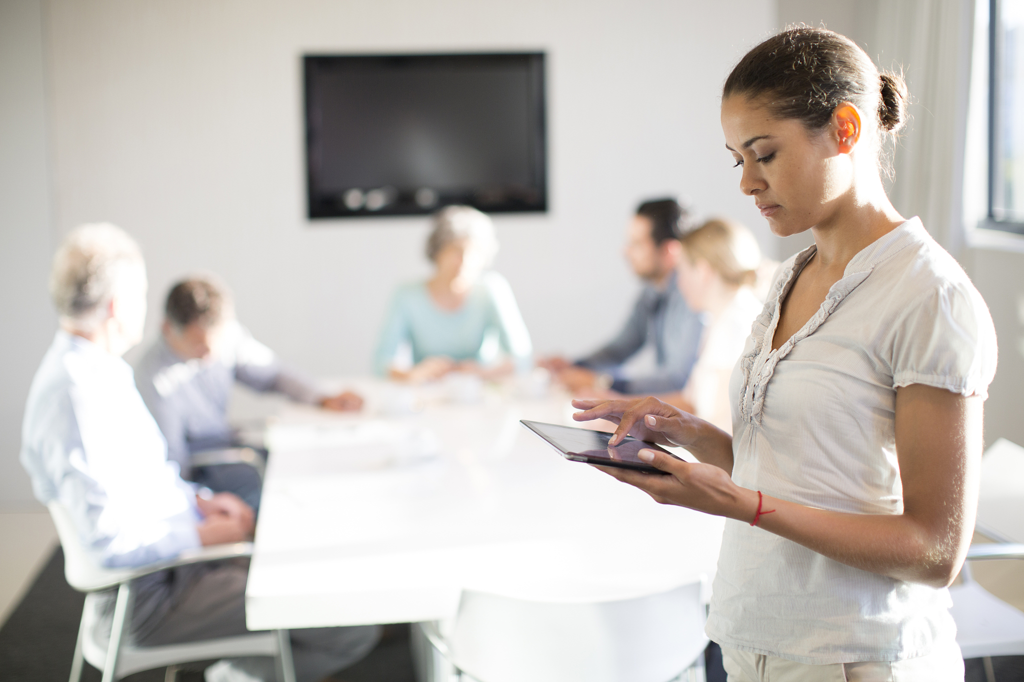 business people in a meeting