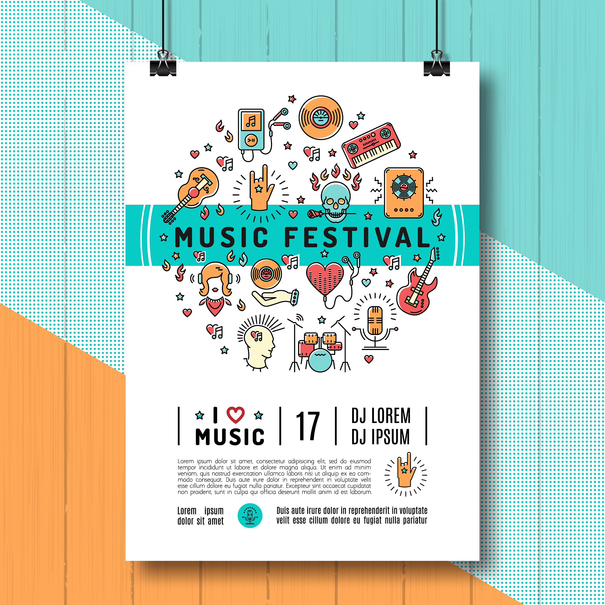 芒禾音乐节：创意旗帜文案，4个字点燃你的热情！