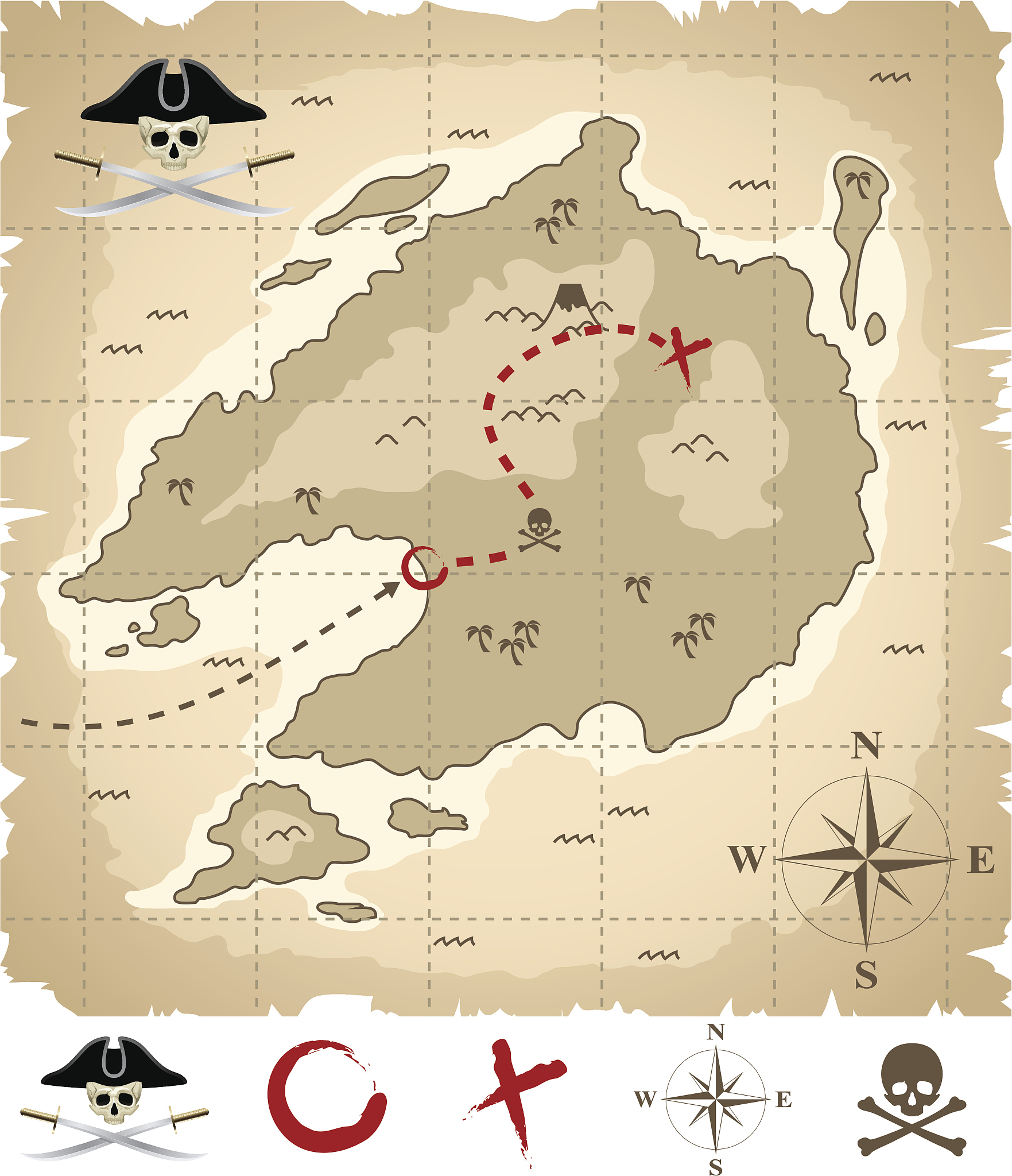 pirate map