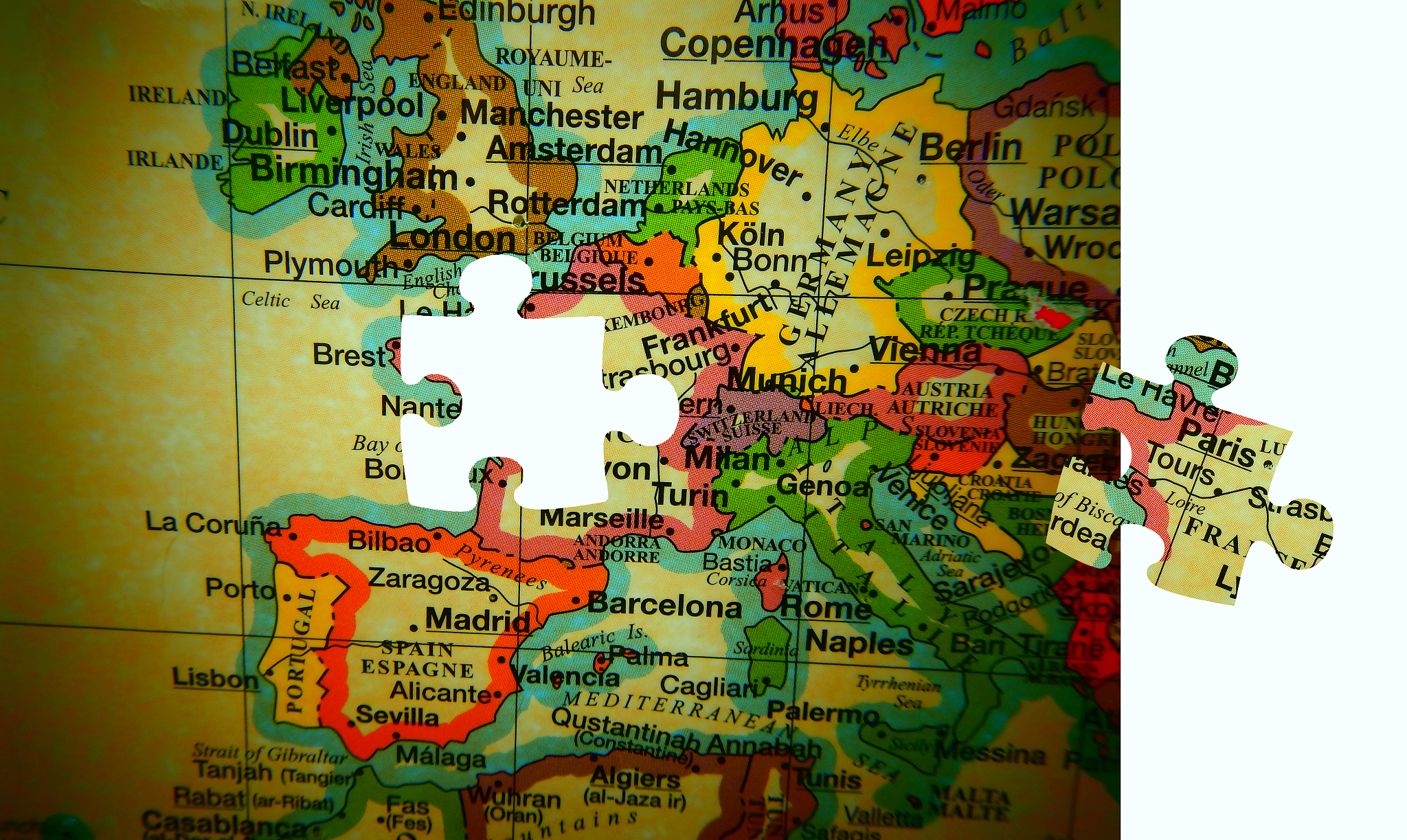 map- paris puzzle piece