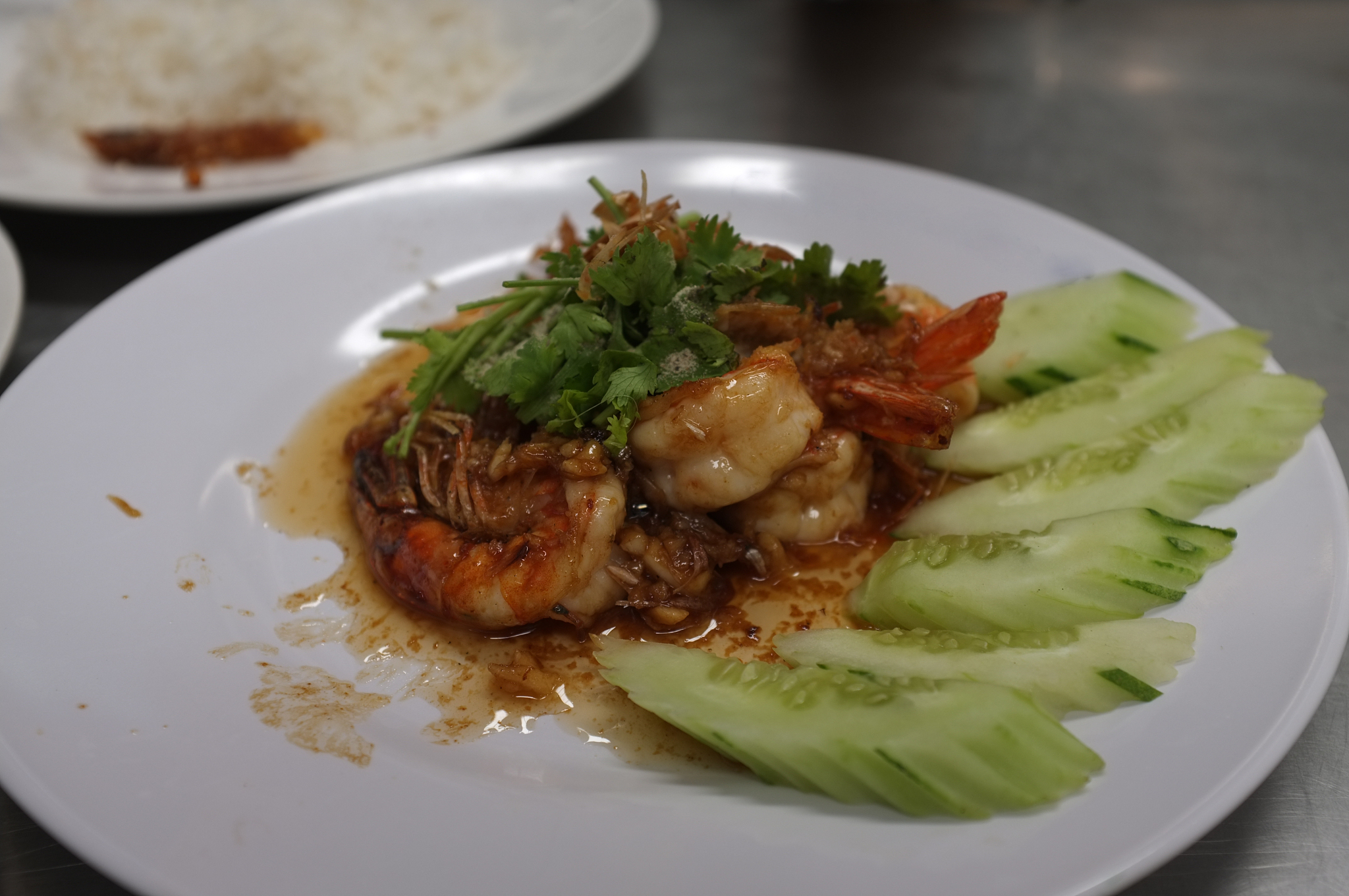 shrimp with garlic pepper