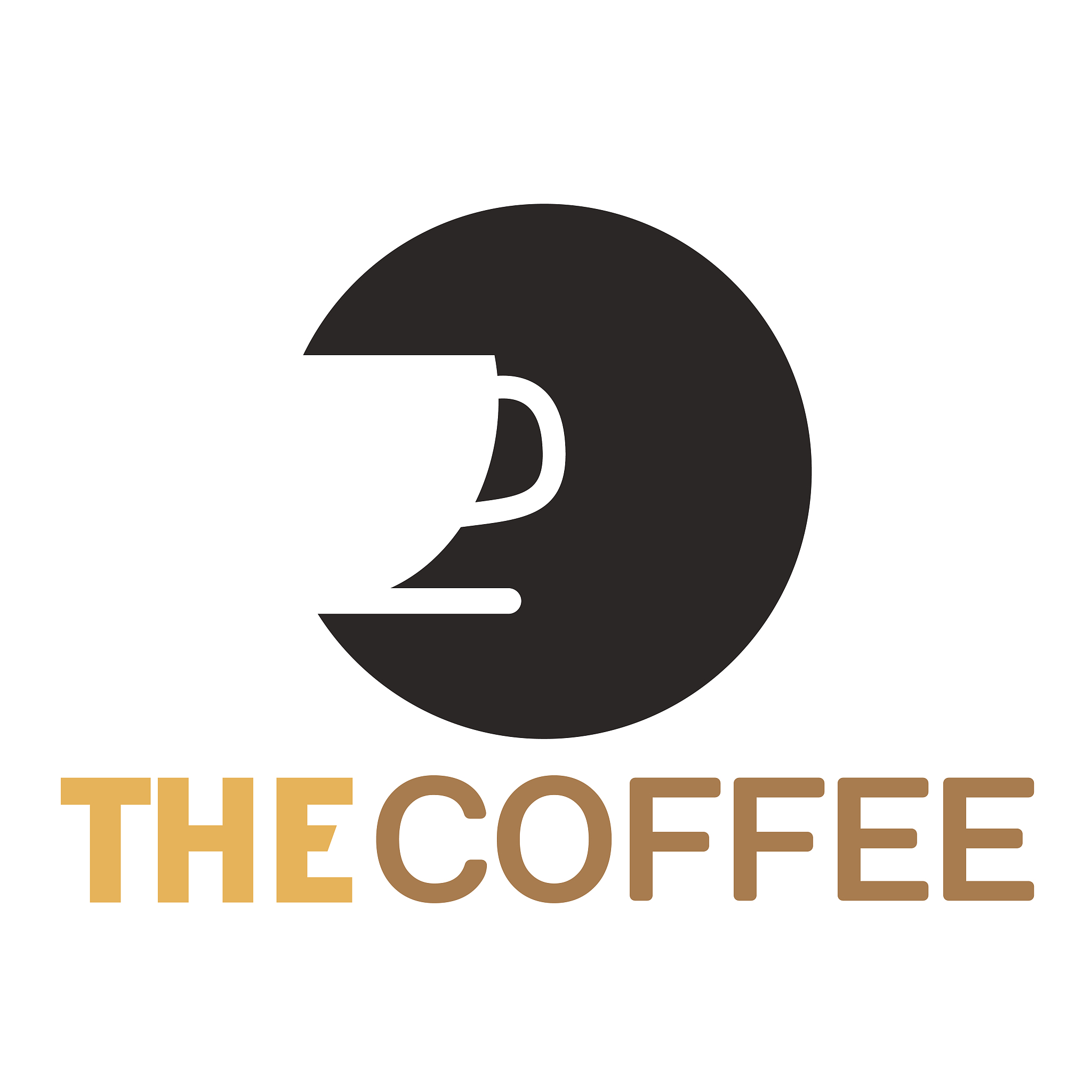 the coffee cup of coffee circle background vector image