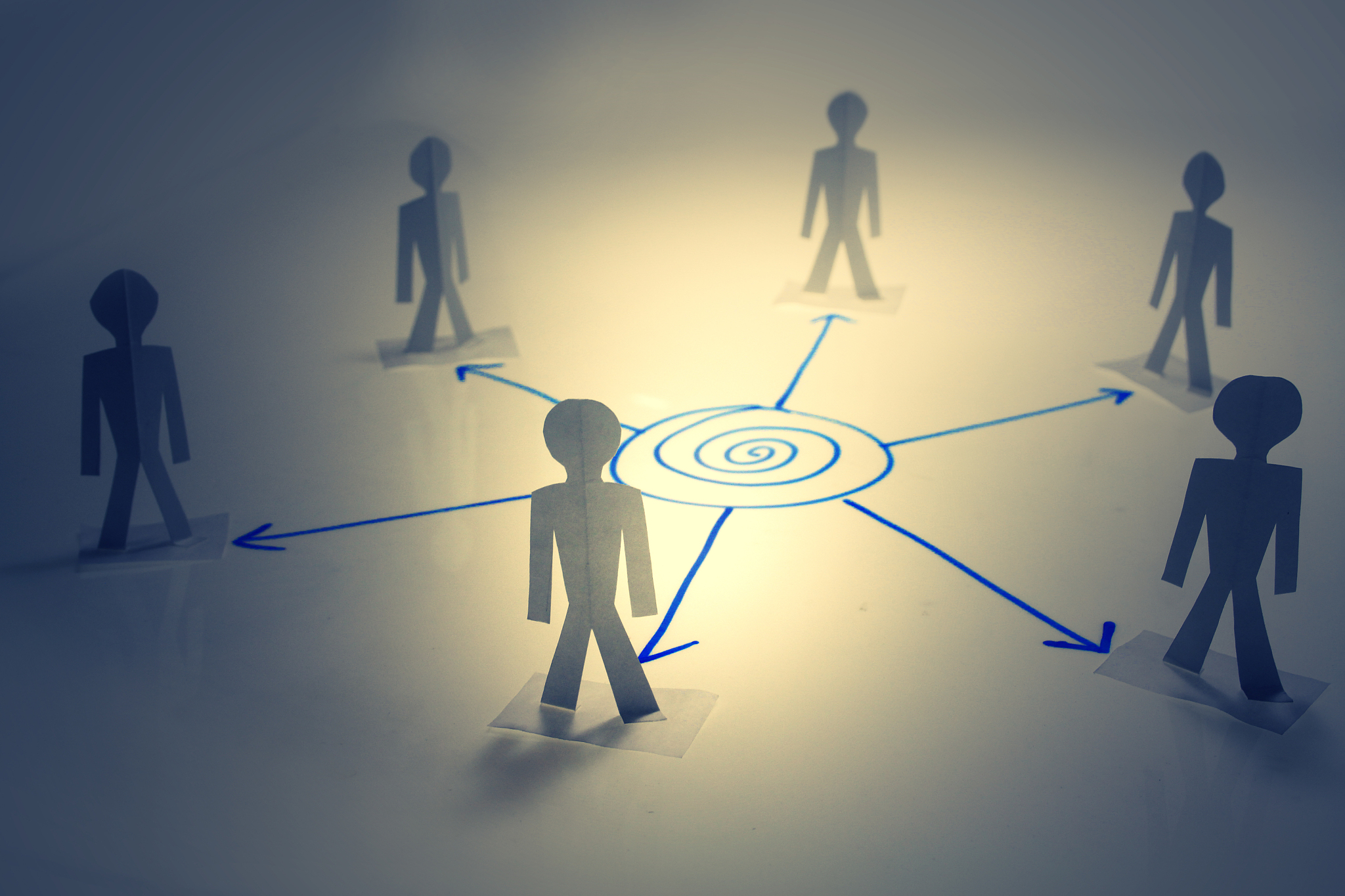 teamwork target, concept