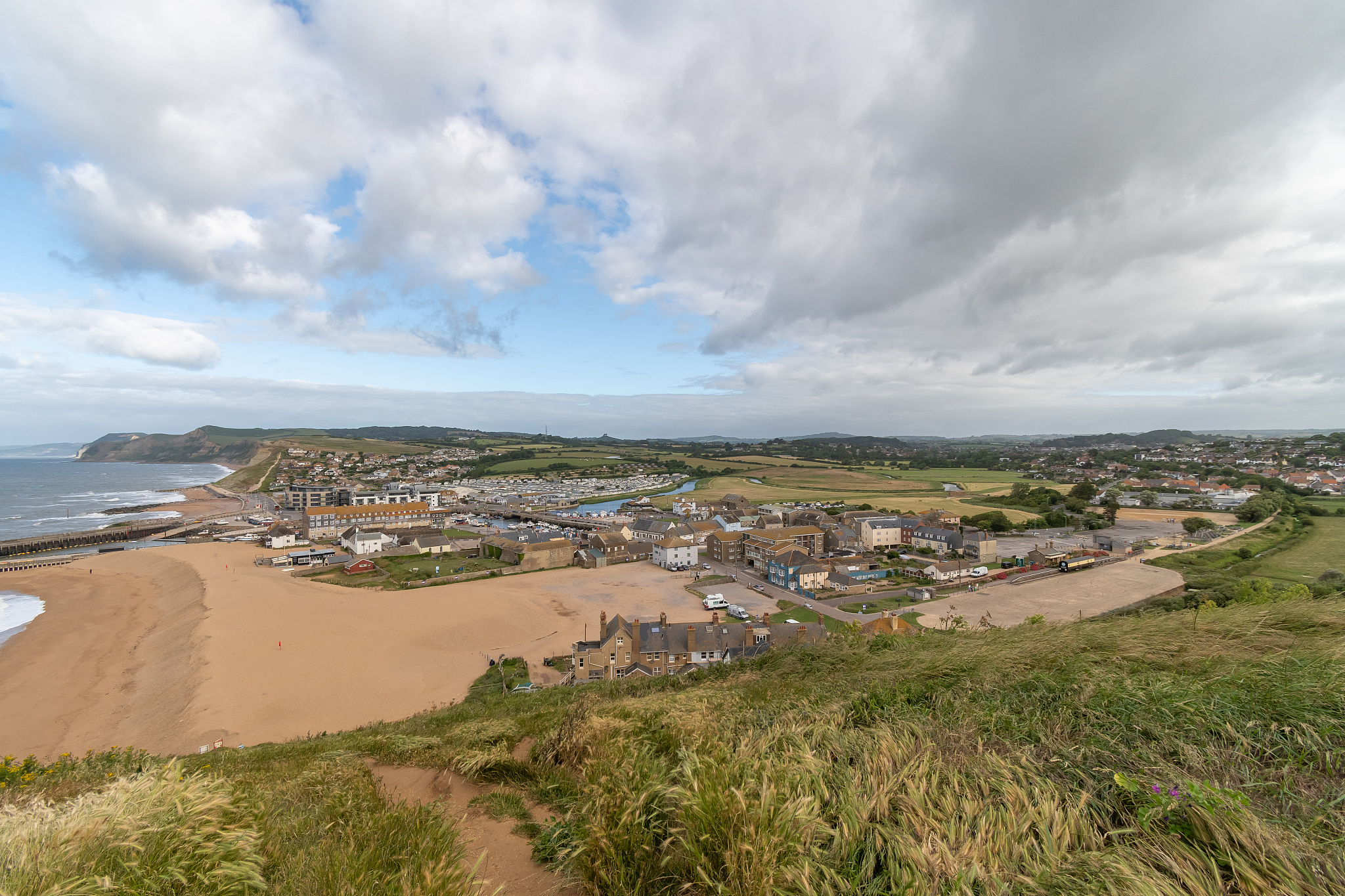 west bay in dorset