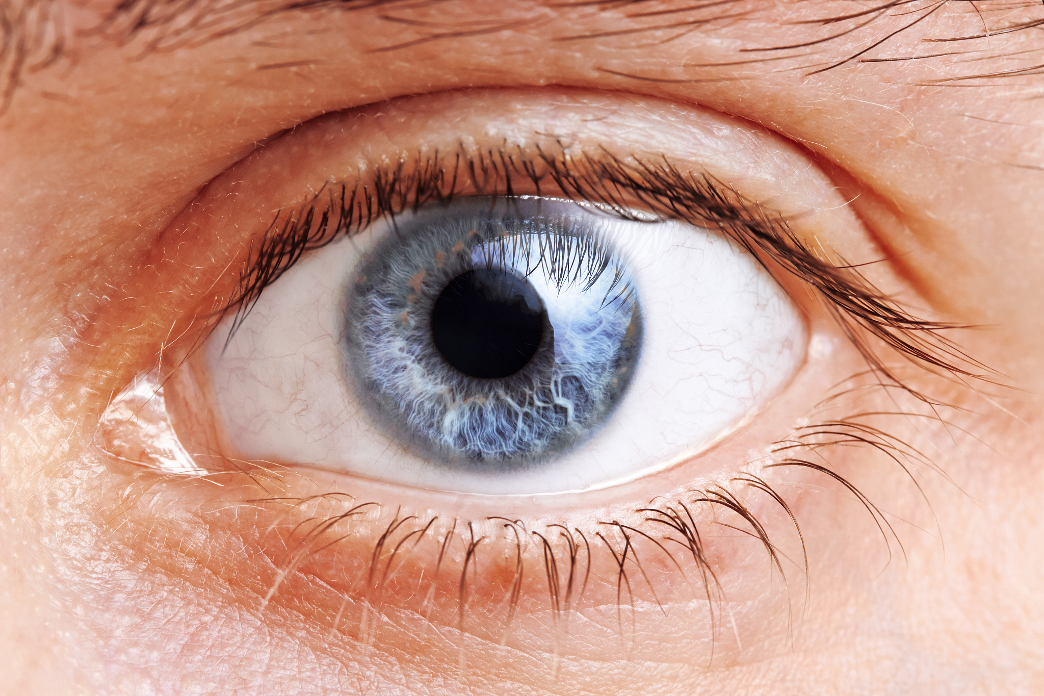 man eyes