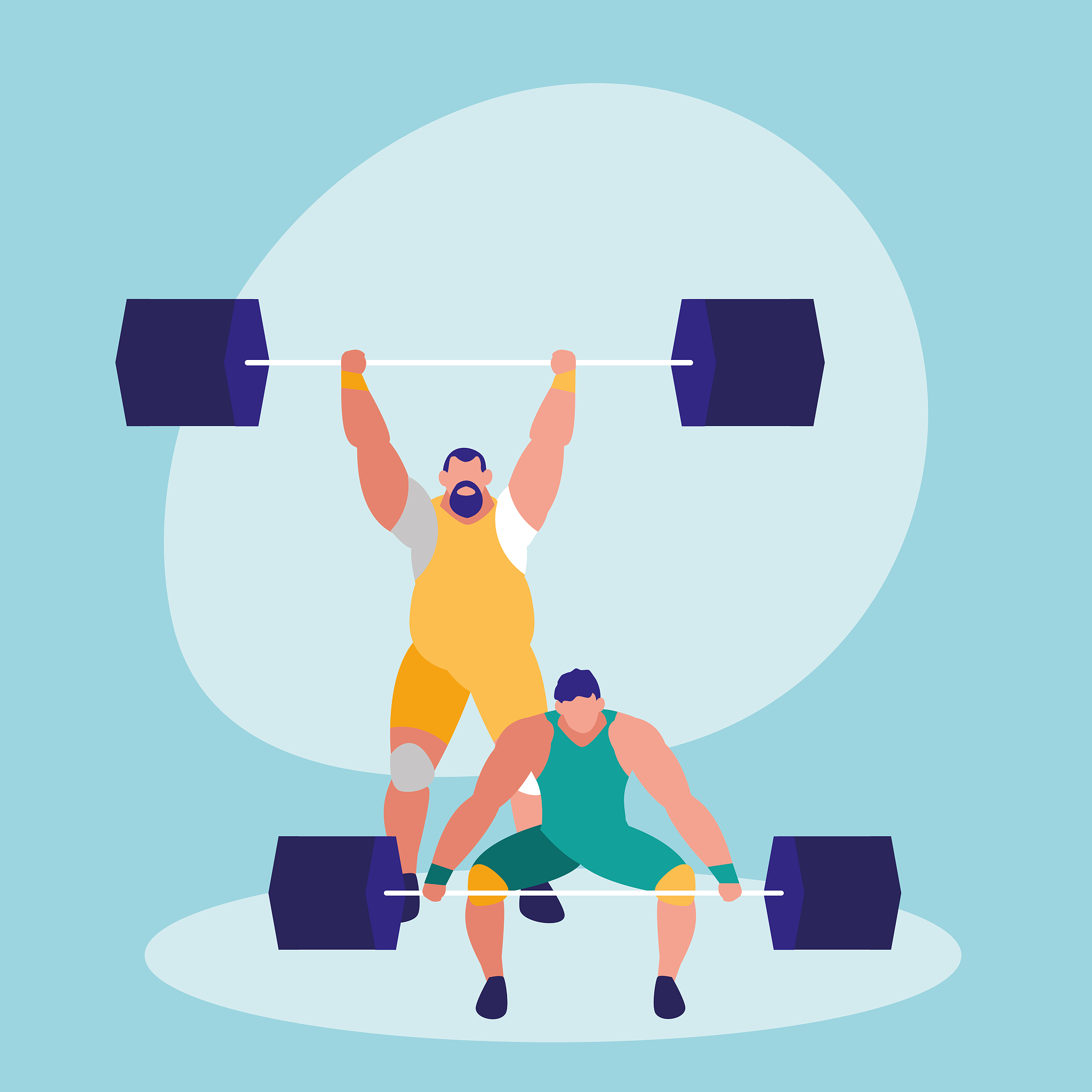 举重运动力量训练的注意事项。