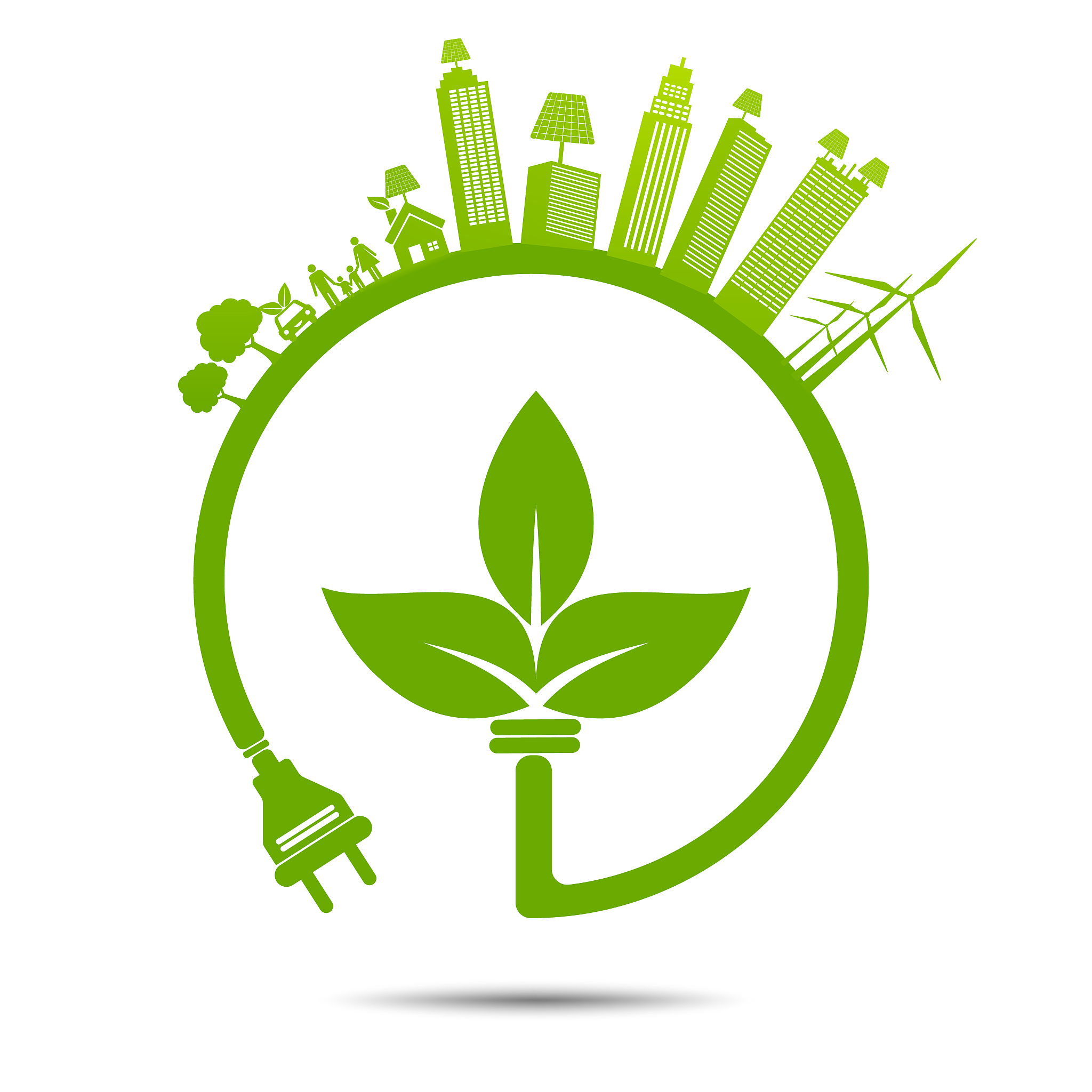 concept world environment and sustainable development , vector i