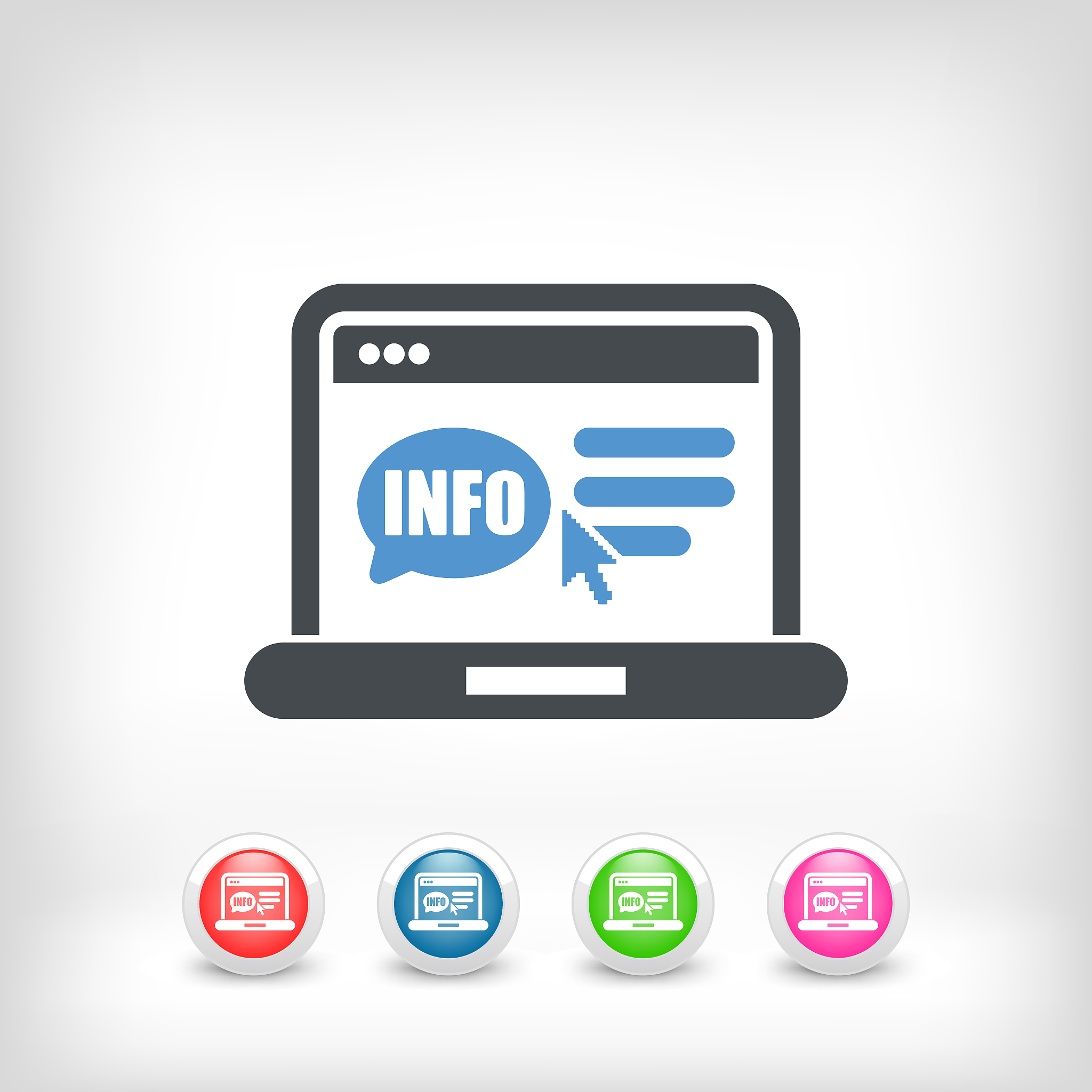 website info icon