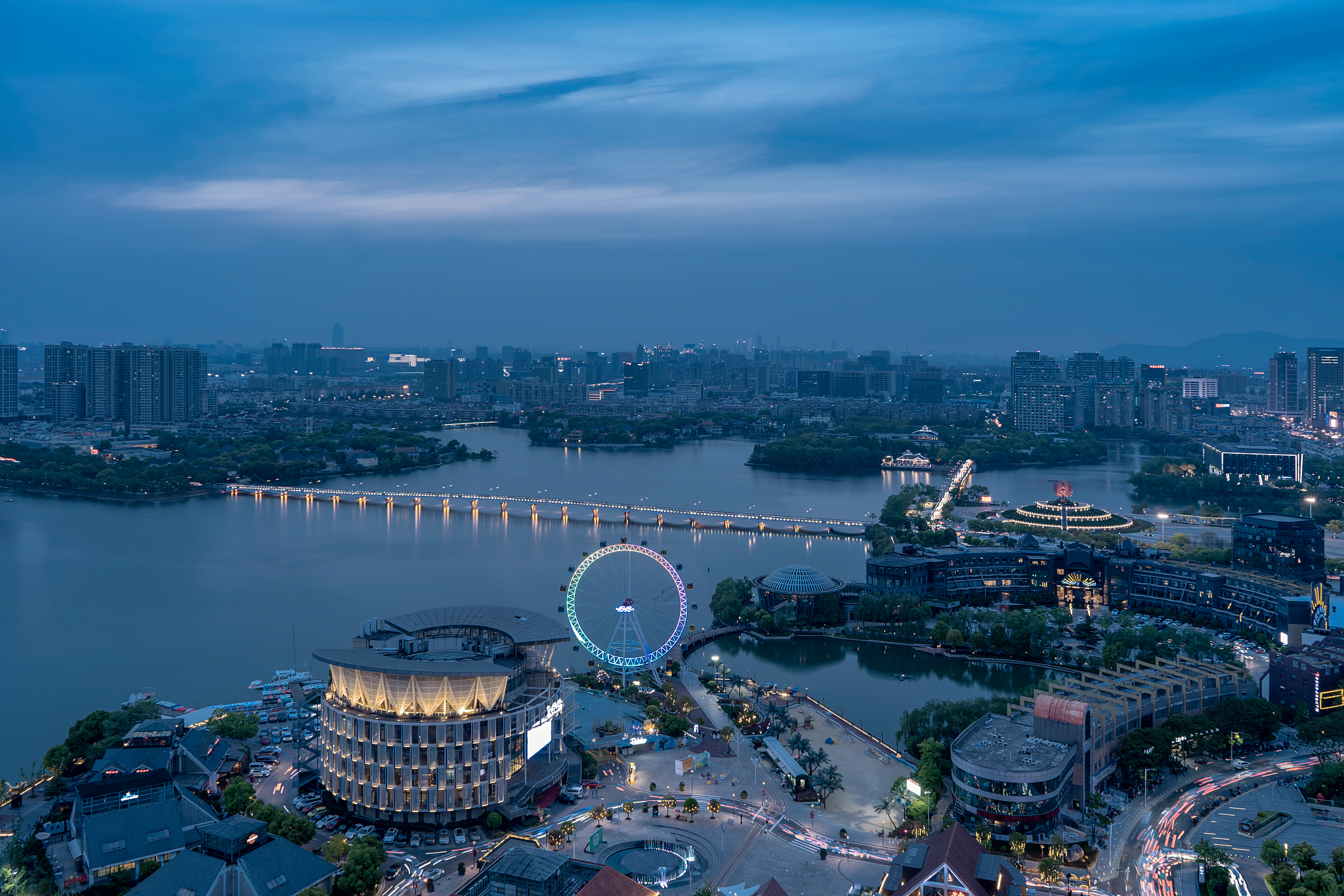 南京百家湖夜景