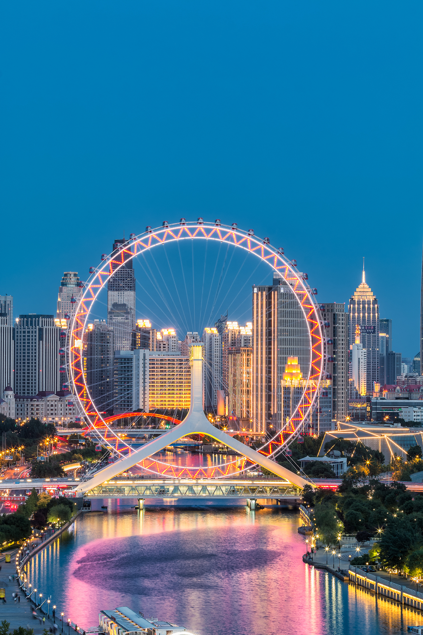 天津之眼夜景