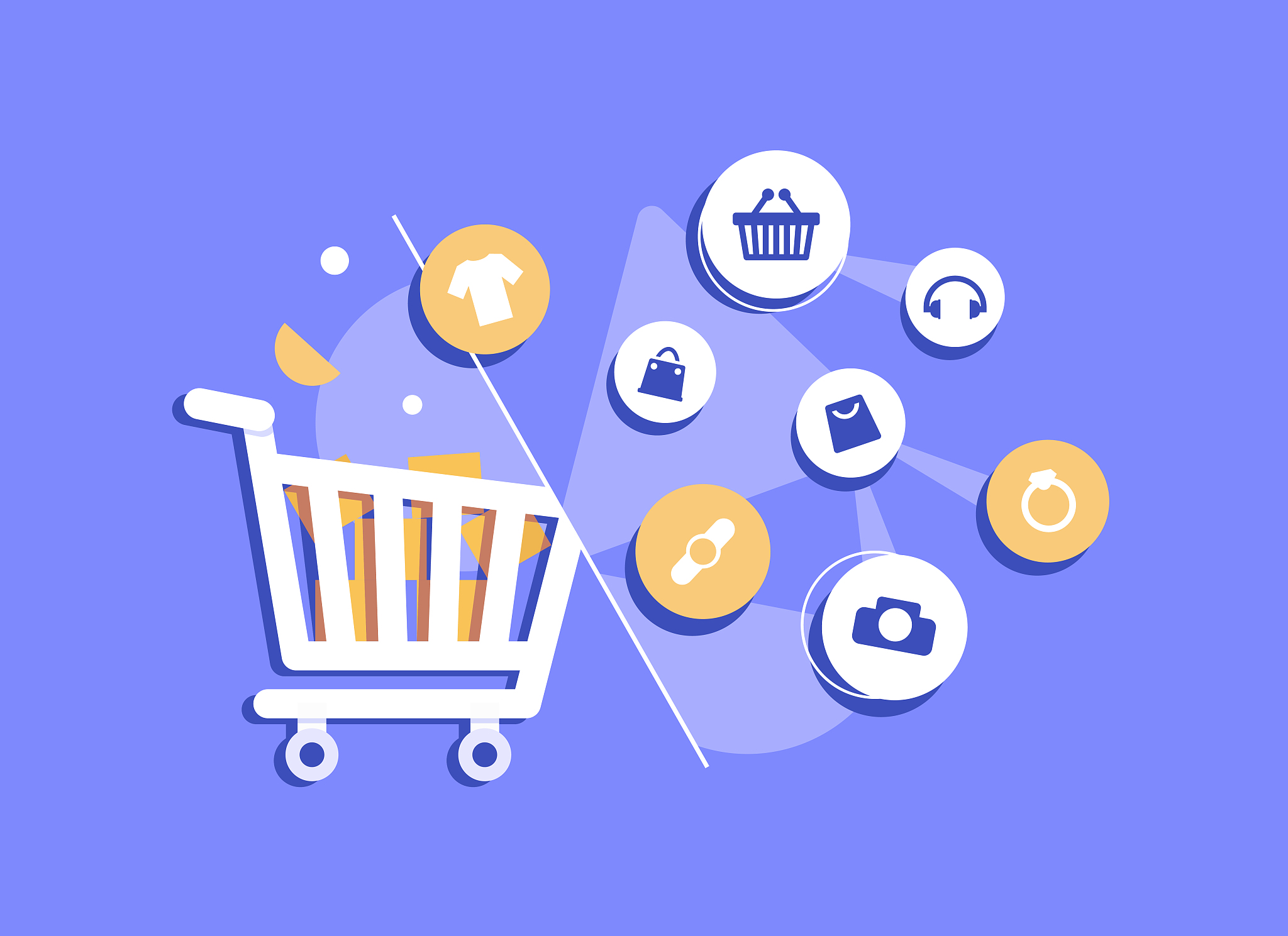 online shopping isometric concept,e-commerce buyer, internet ite