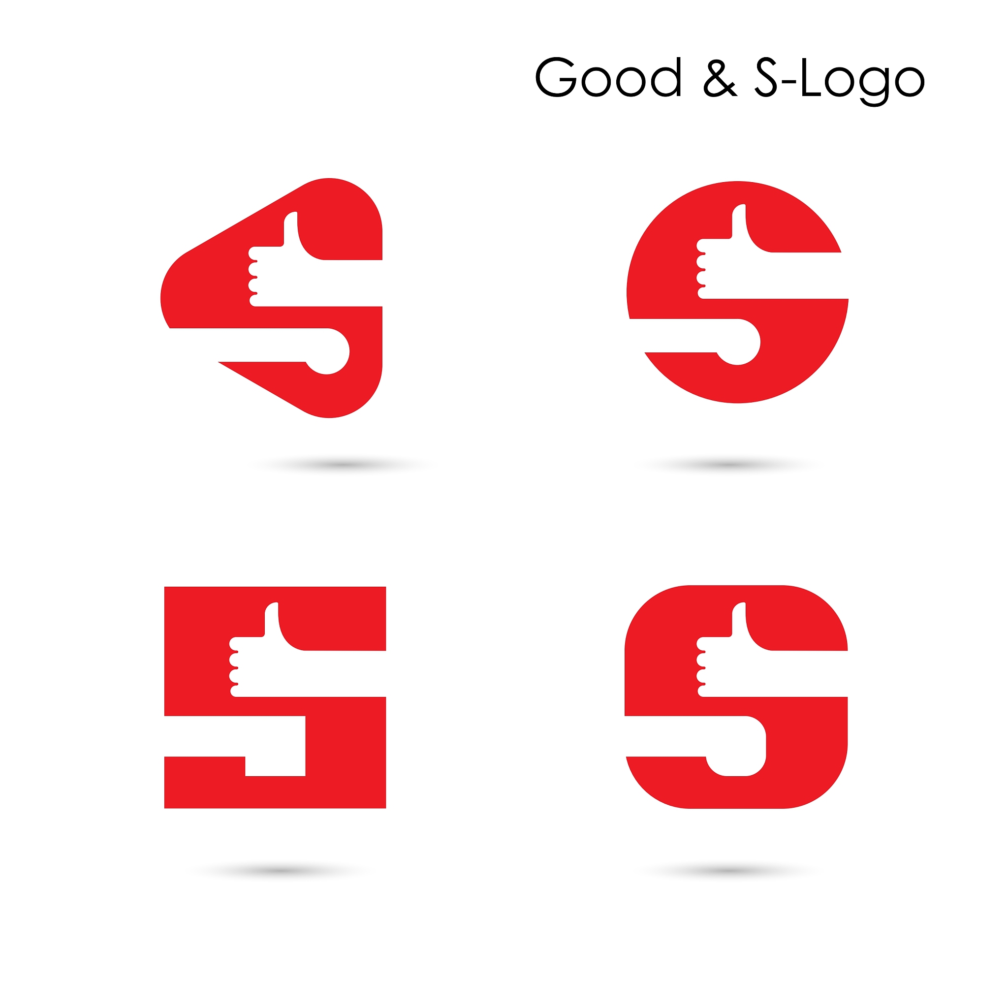 good logo and s- letter icon abstract logo design
