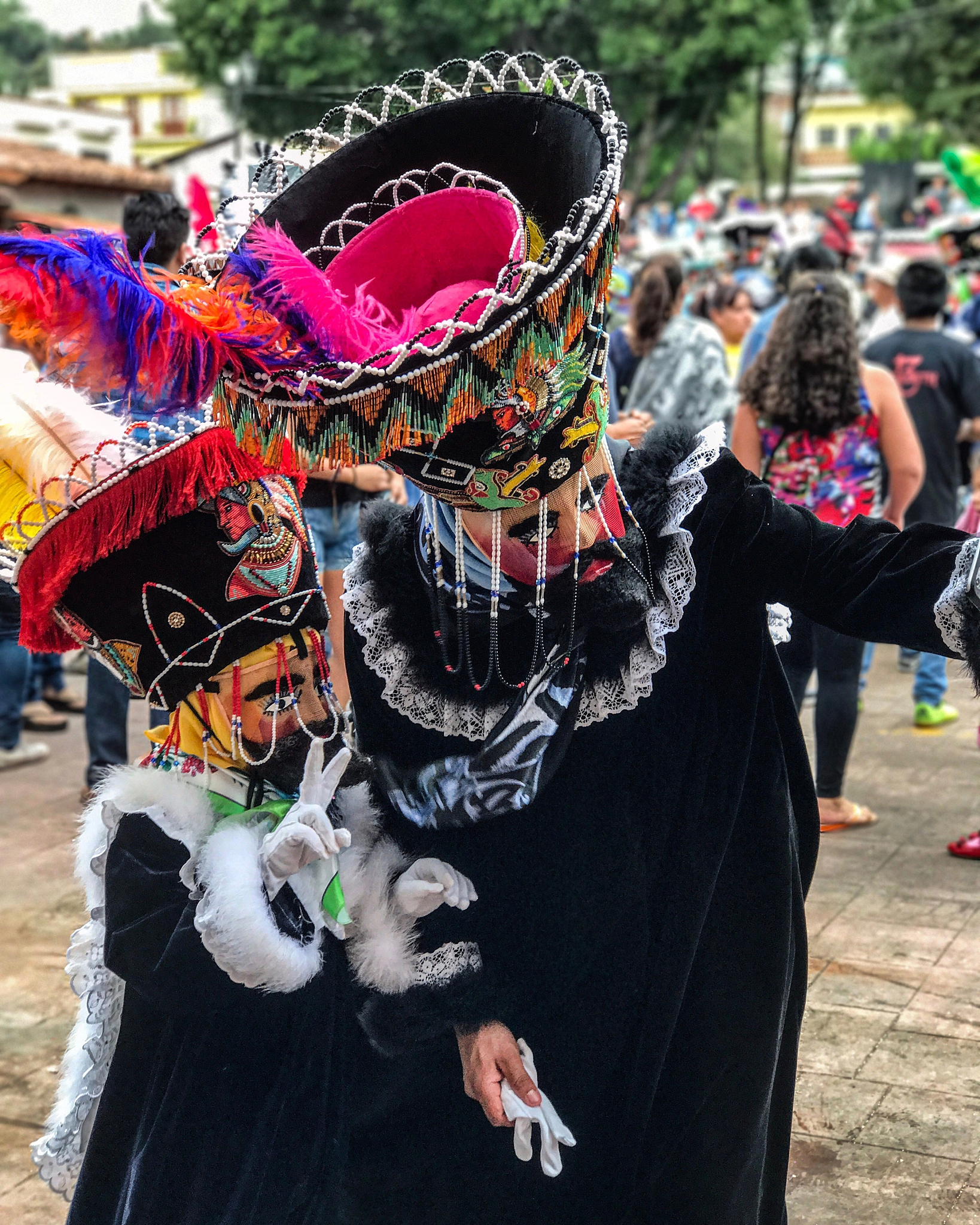 people in costumes during carnival
