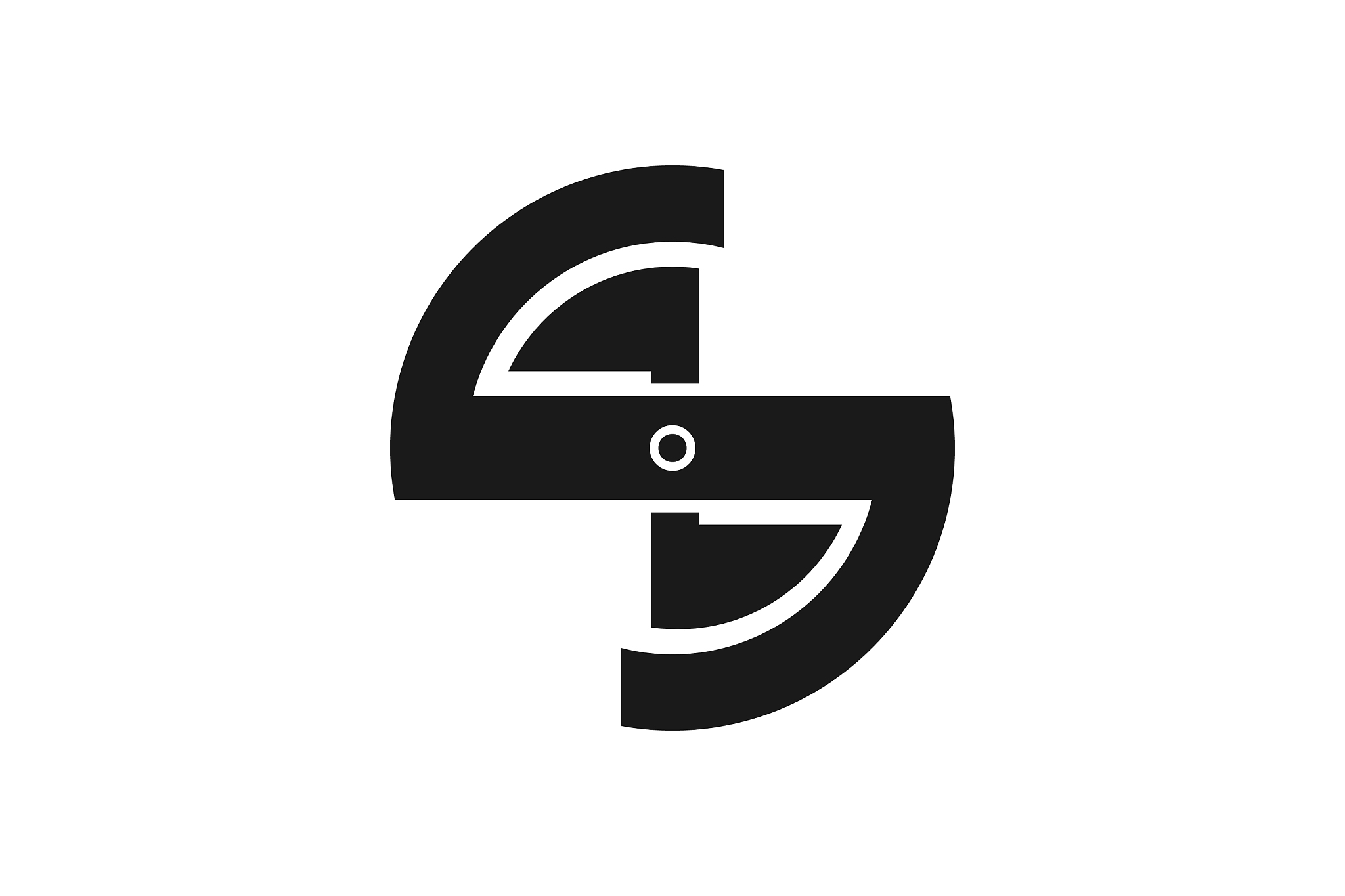 initial letter s and propeller logo designs