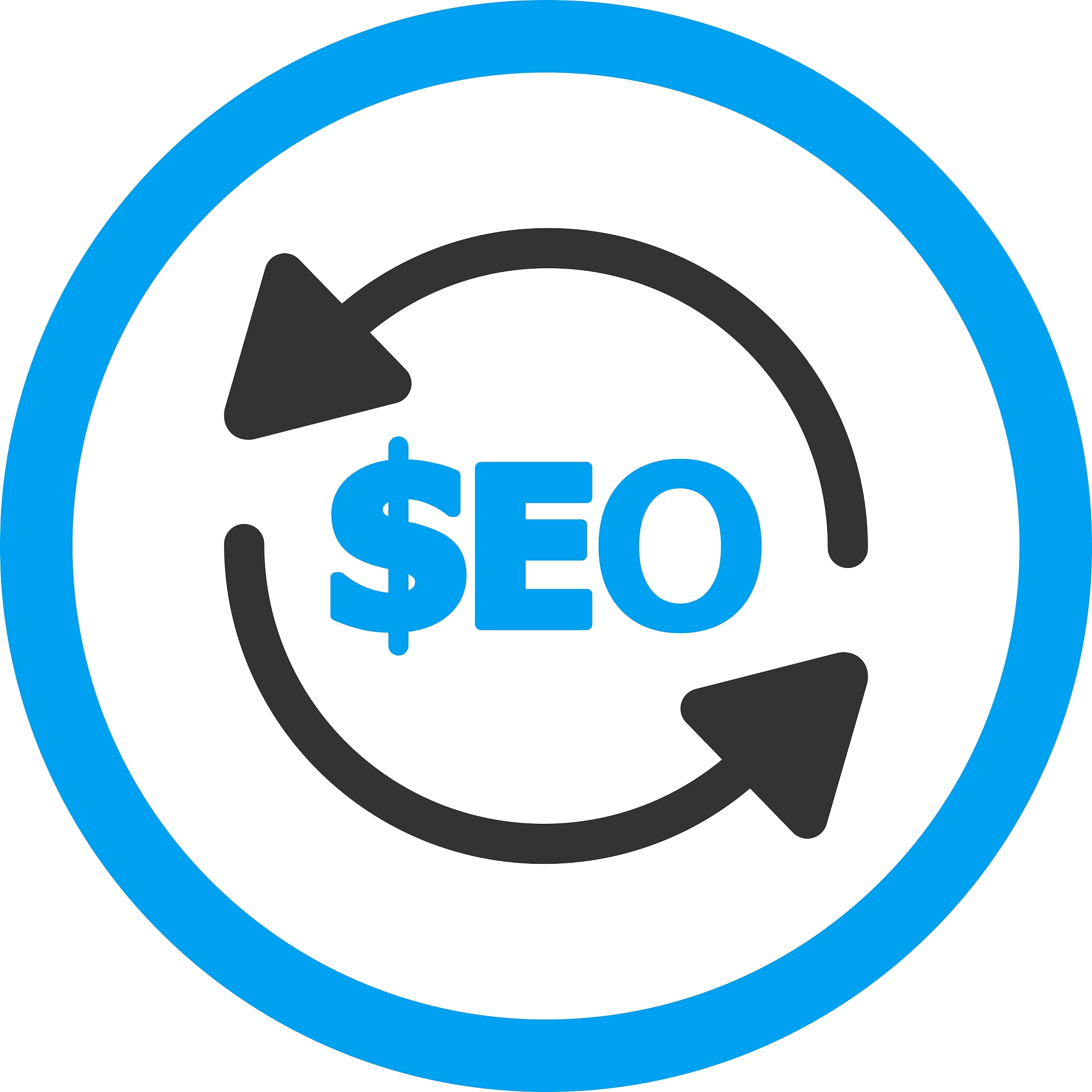 refresh seo rounded icon