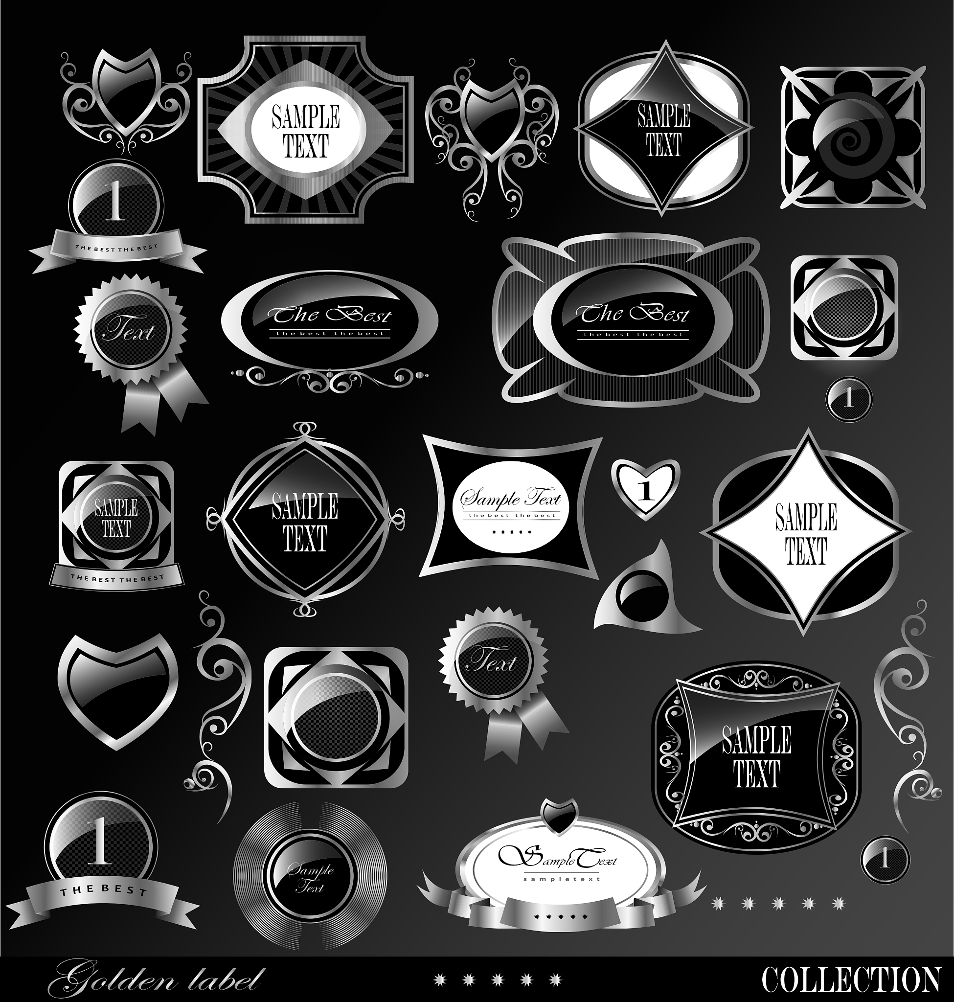 retro golden label