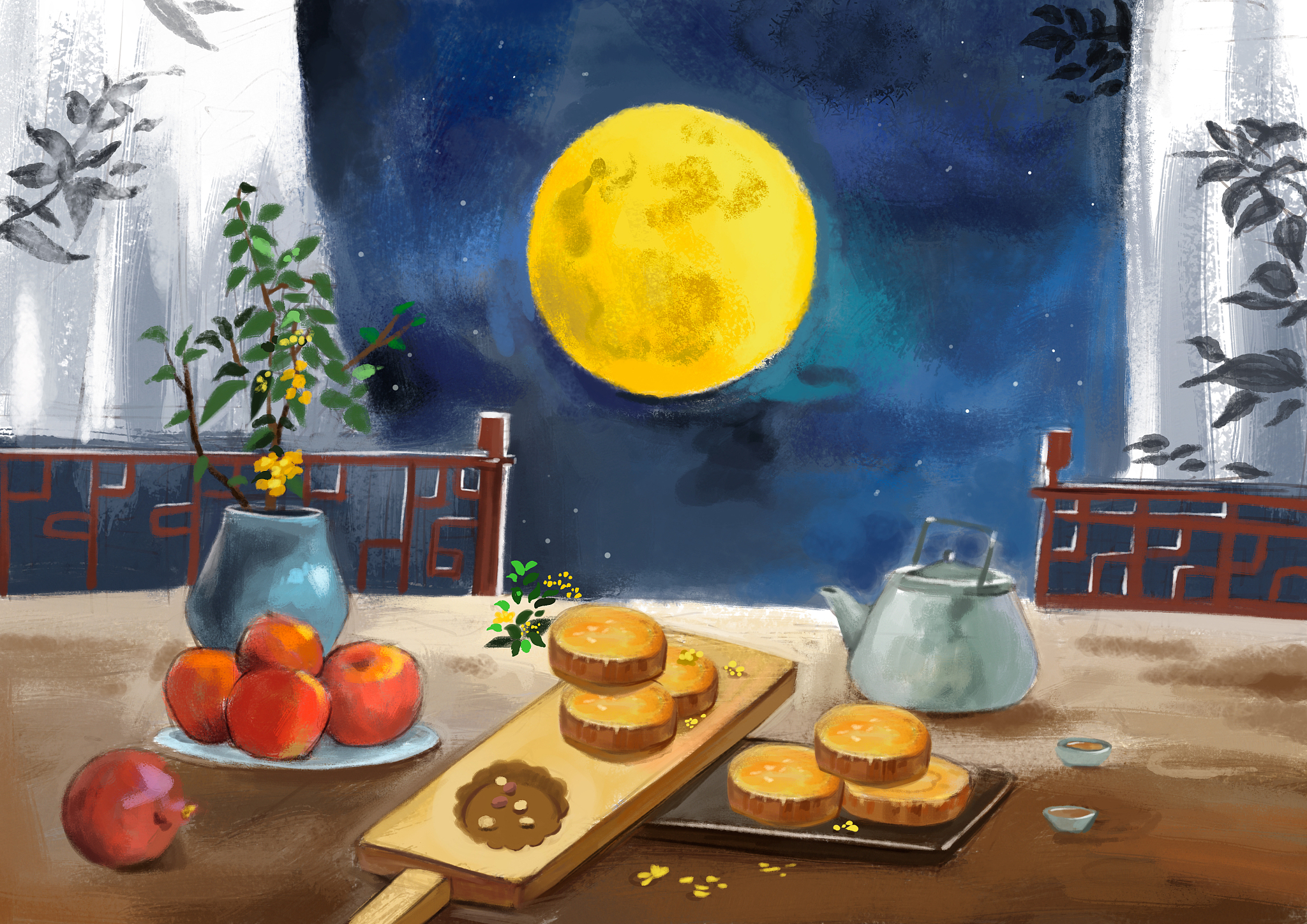 中秋节回农村老家，寻找内心深处的那份温暖