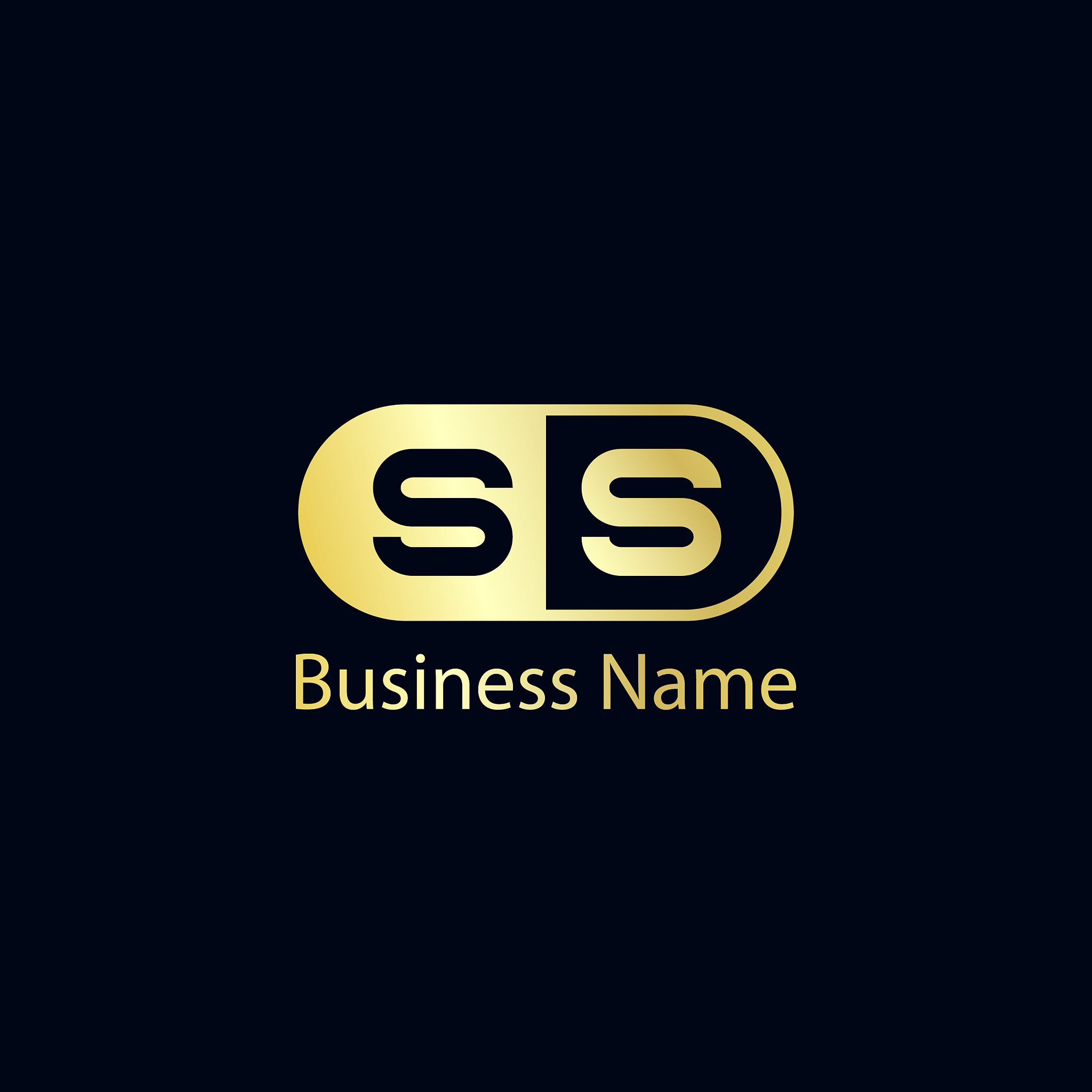initial letter ss logo template design