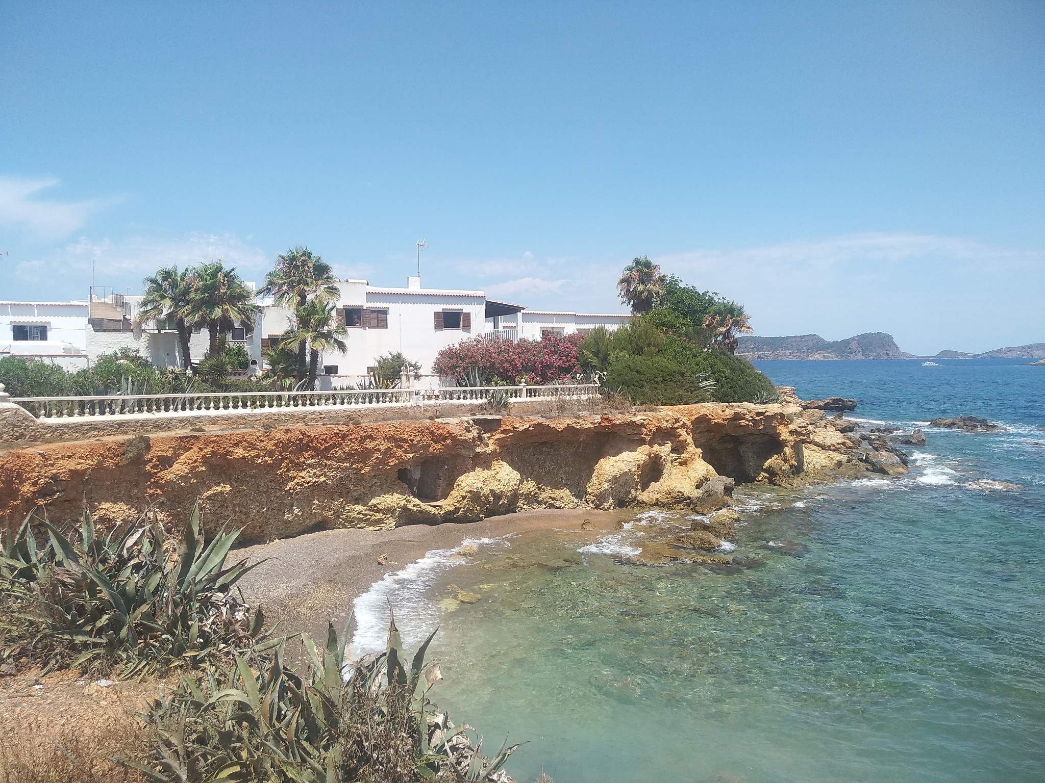 small beach in ibiza