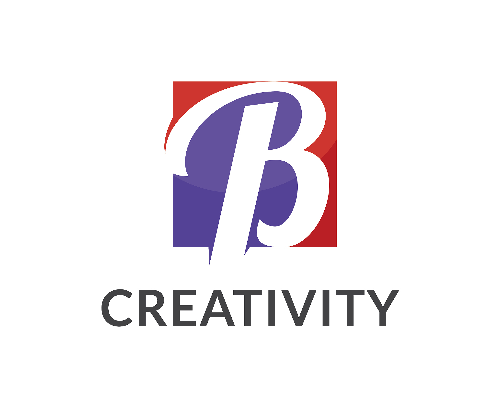 b letter vector icon