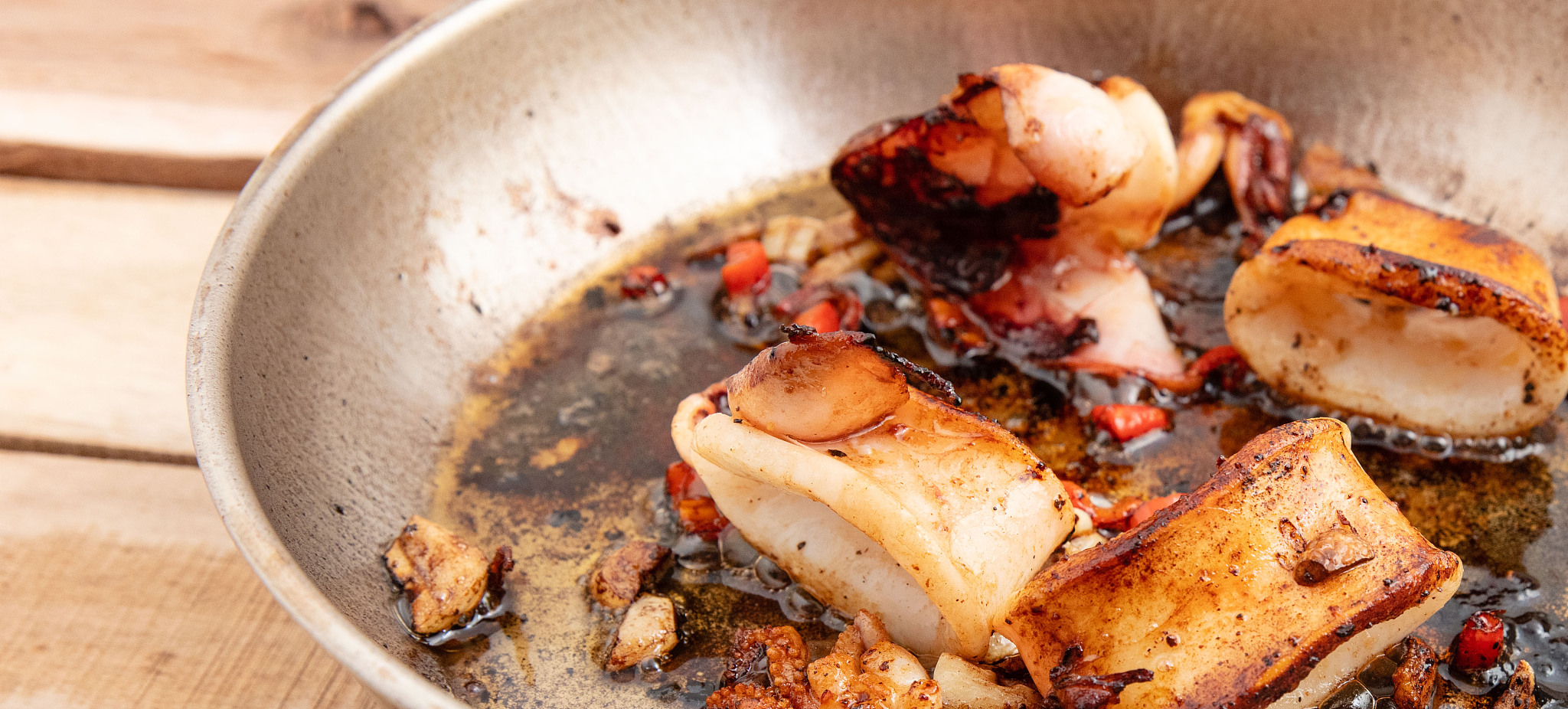 cooking squid