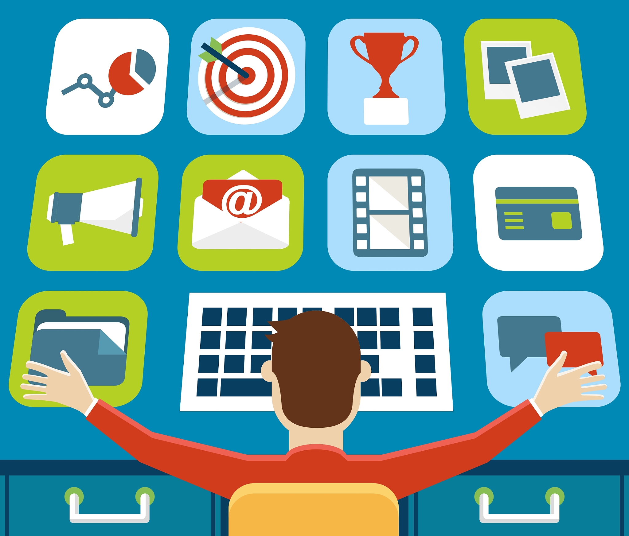 management of mobile application touch screen