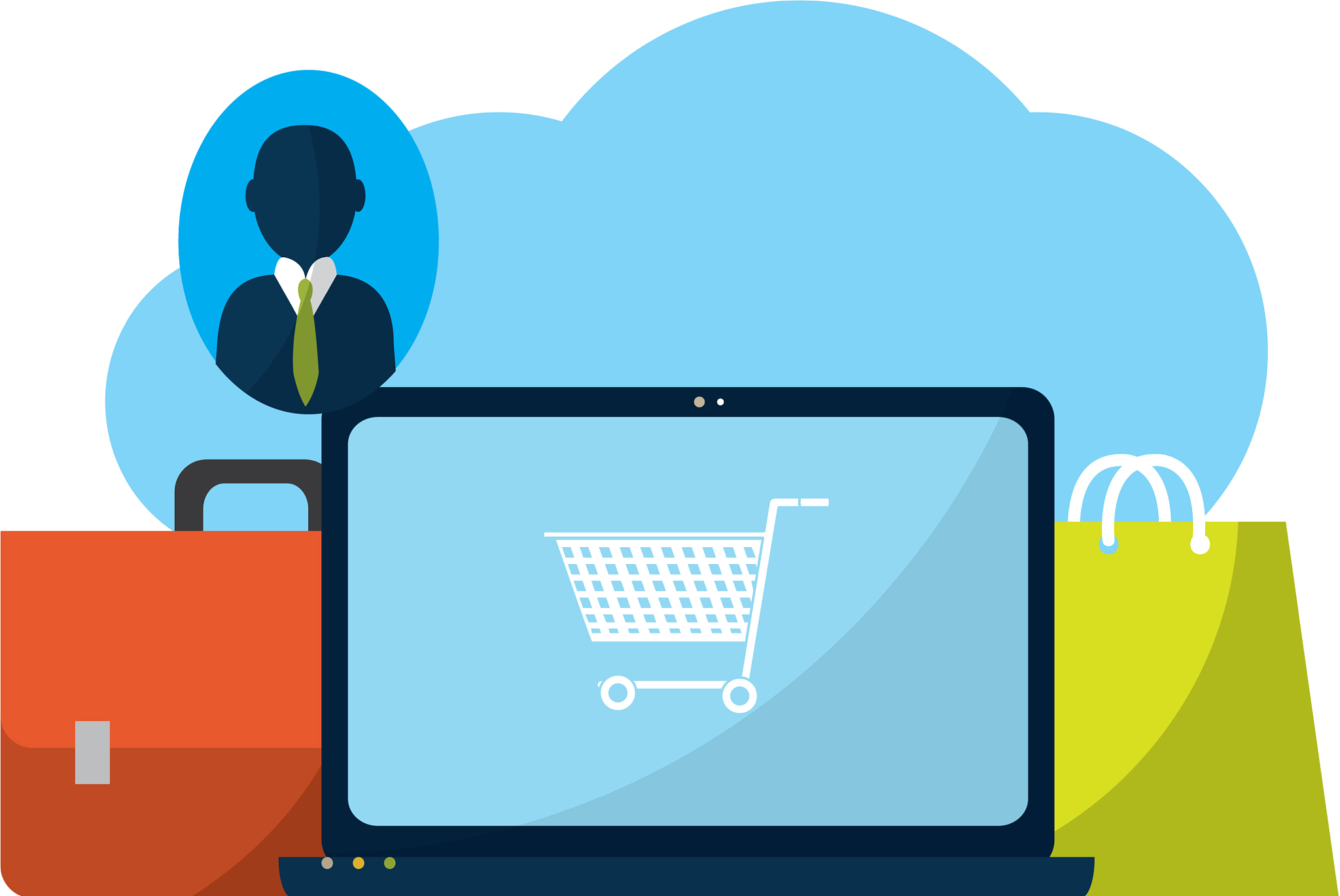 shopping online concept