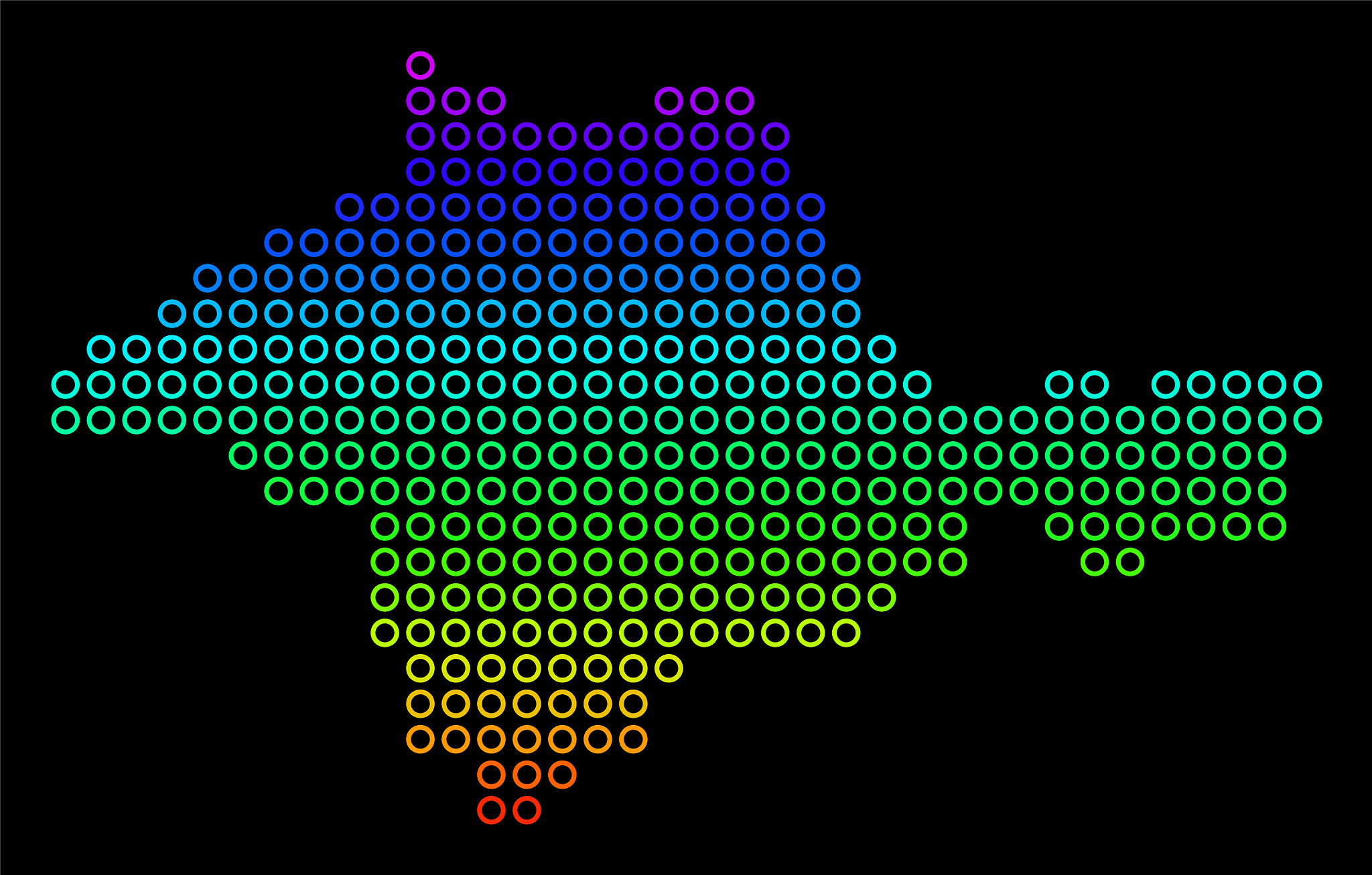 一个图片上有两个坐标如何生成一个圆点追加到图片上去
