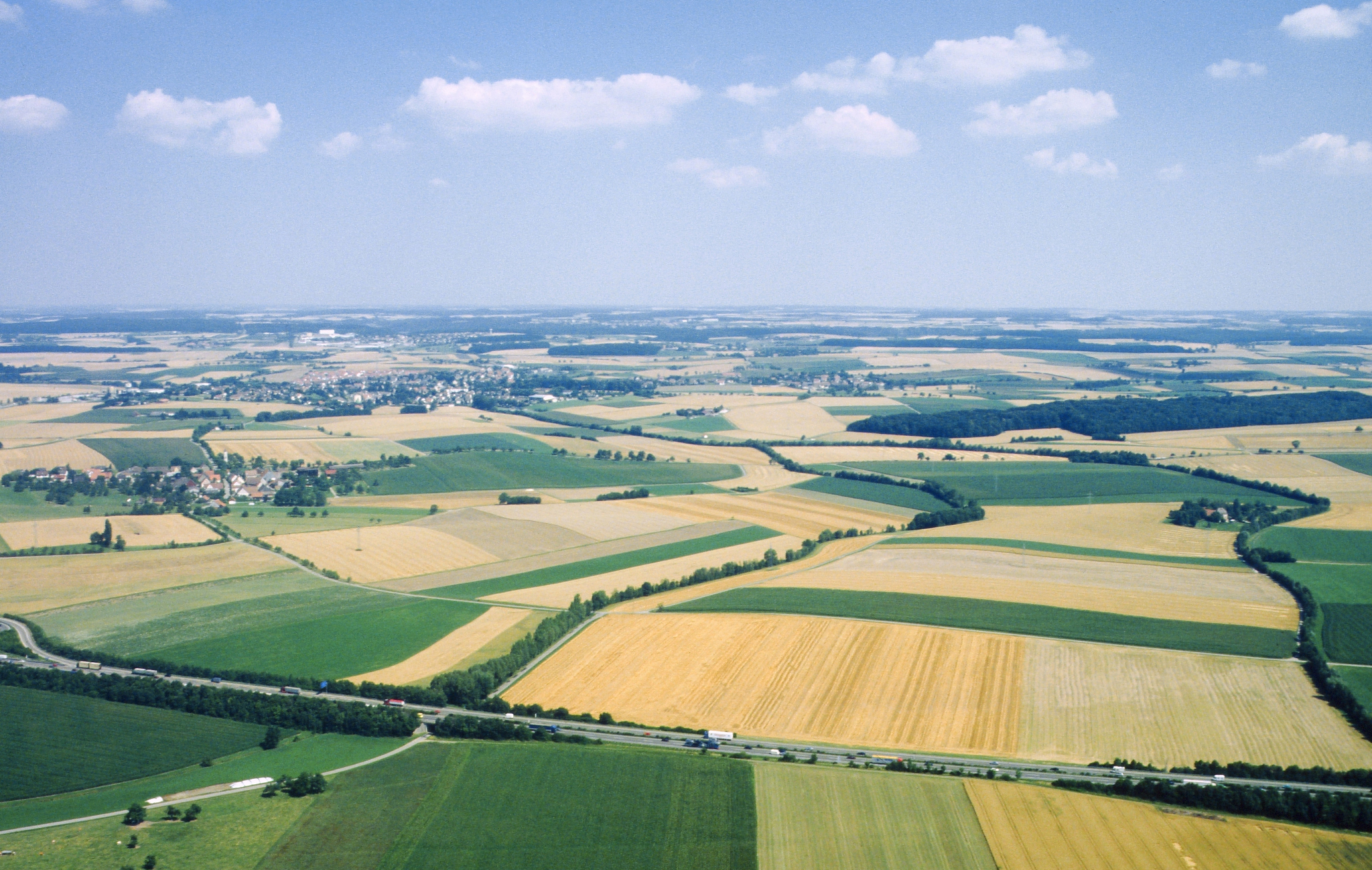 aerial picture of hohenlohe