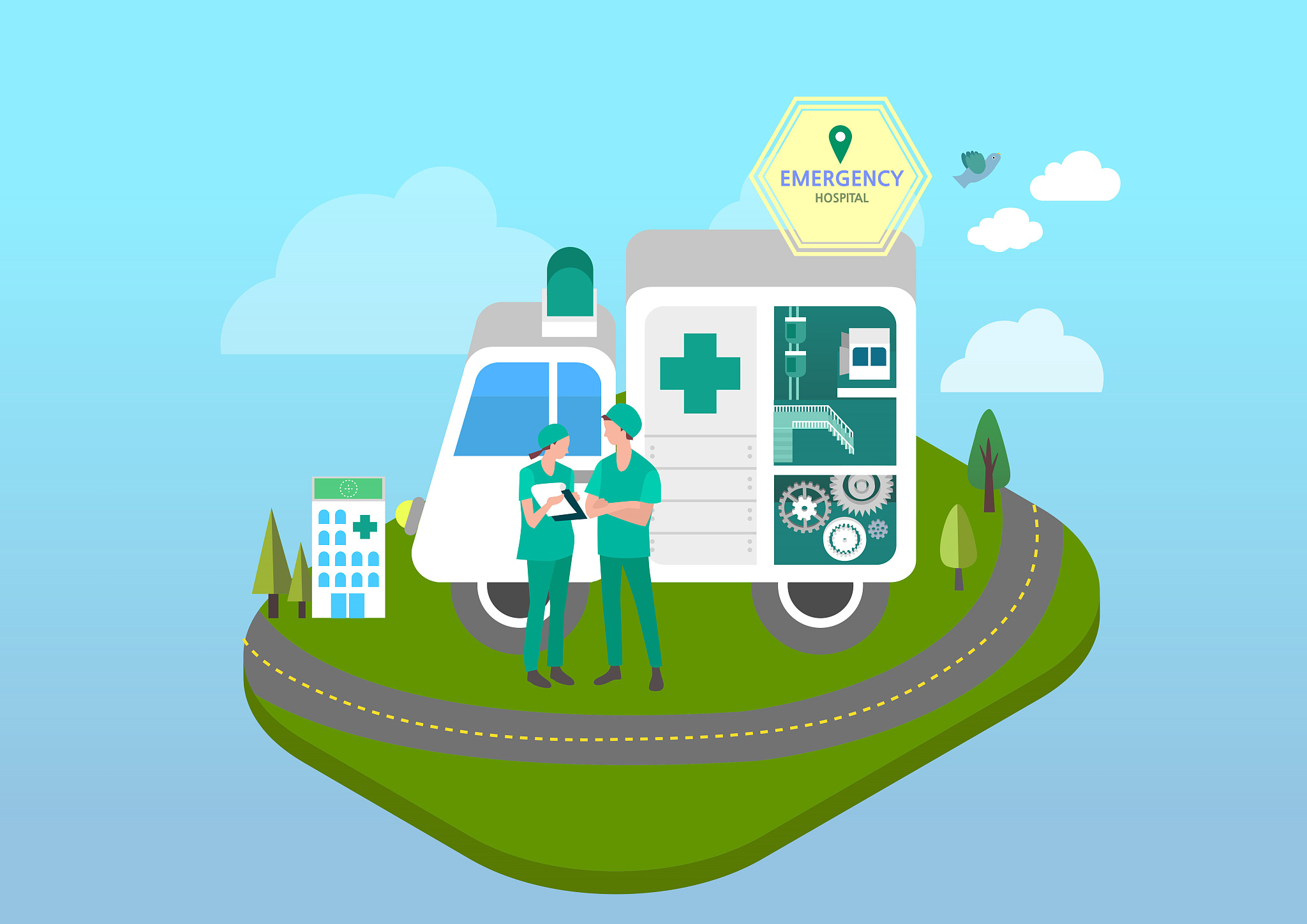medical care illustration