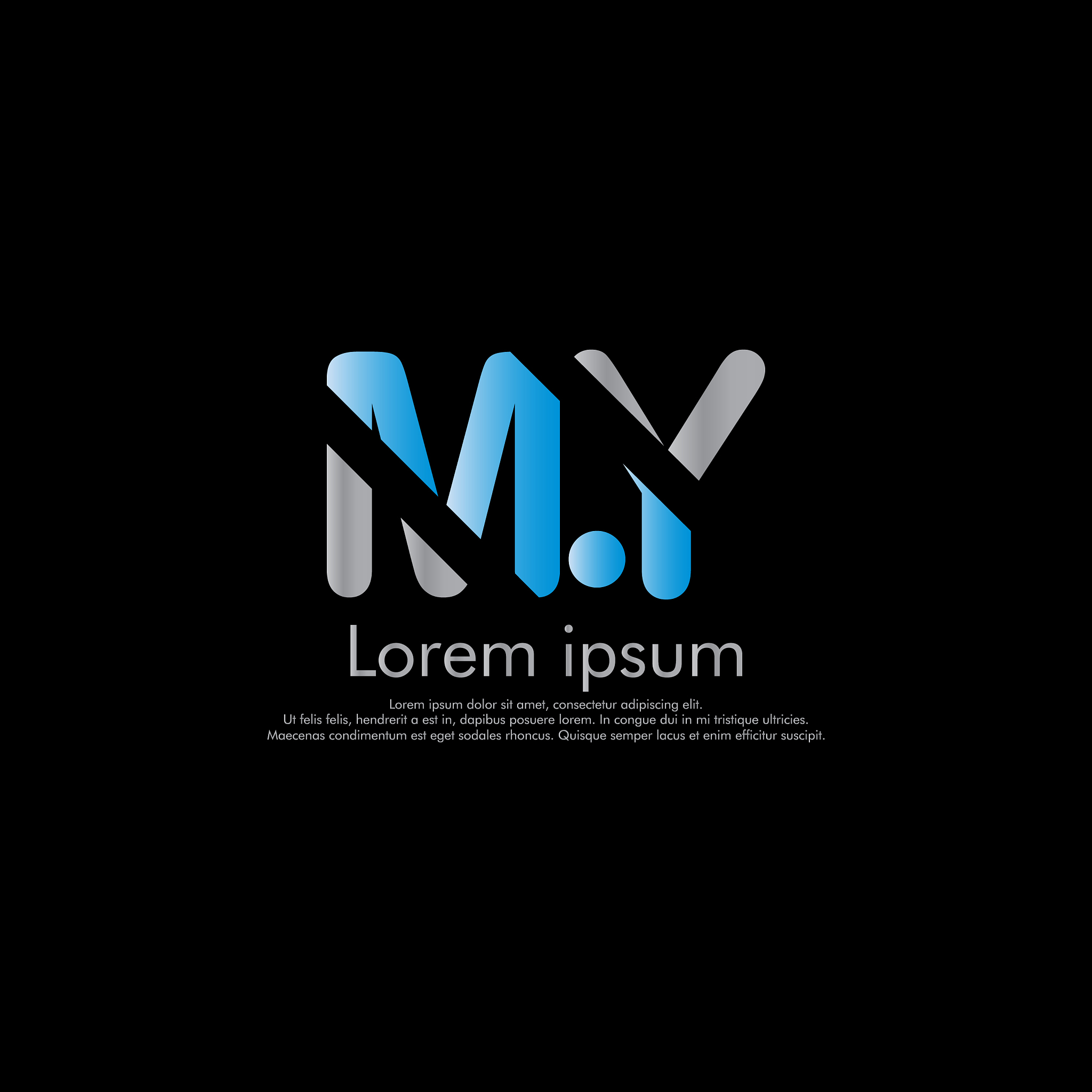 m y my initial abstract logo concept