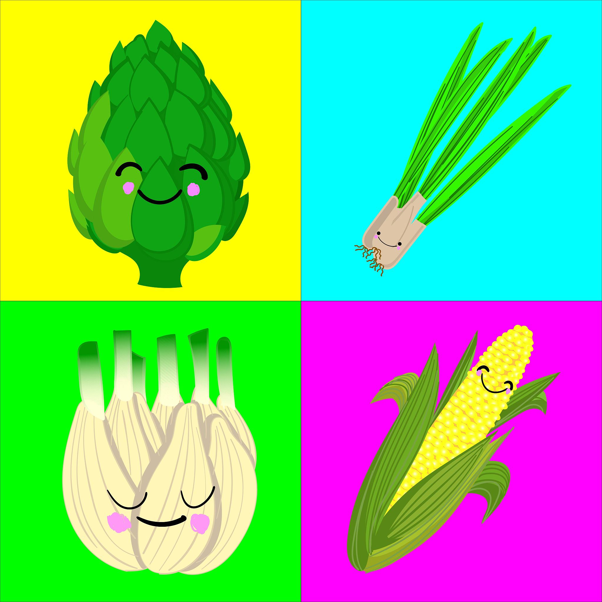 用五感法写大白菜