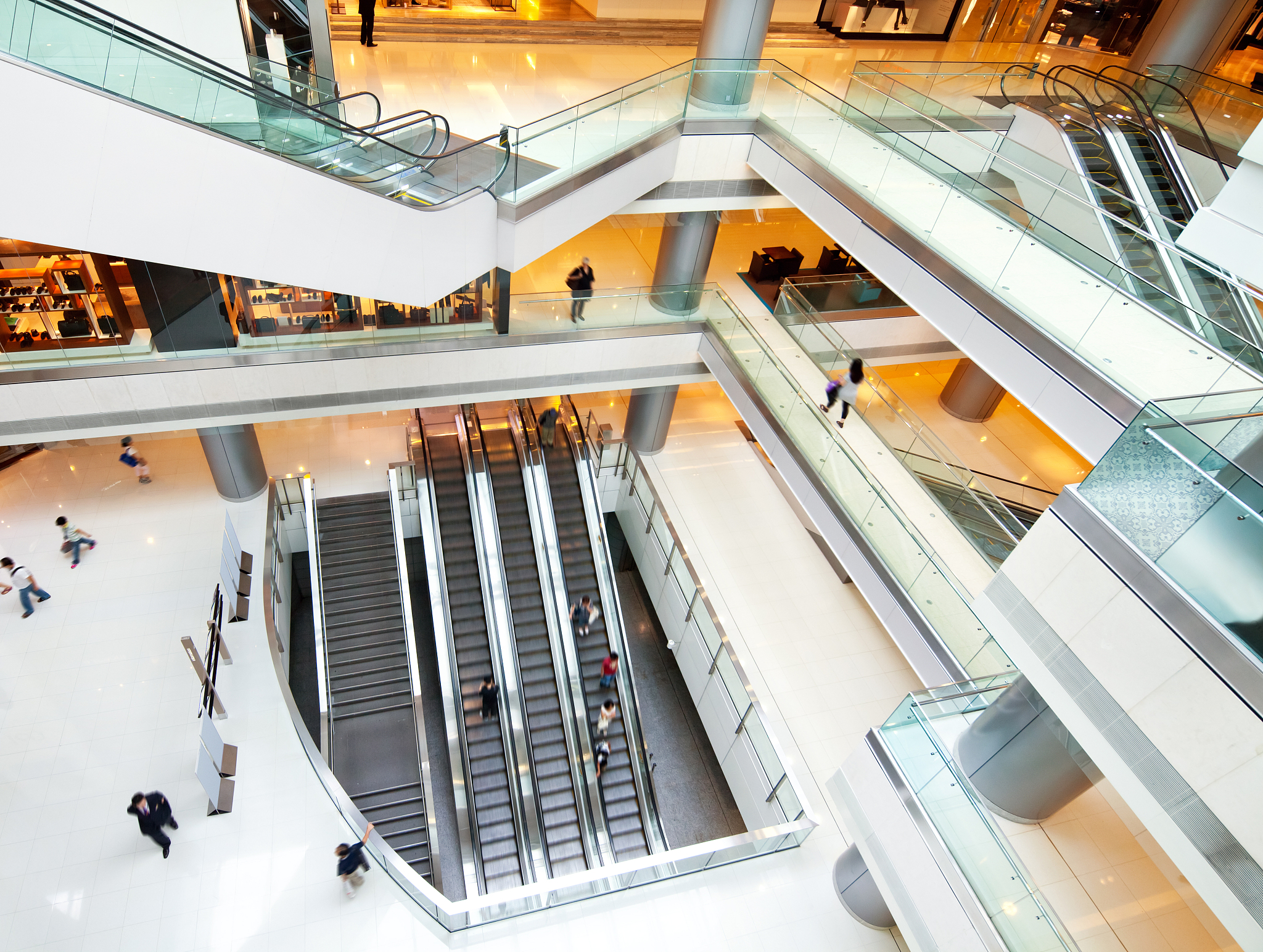 modern shopping mall