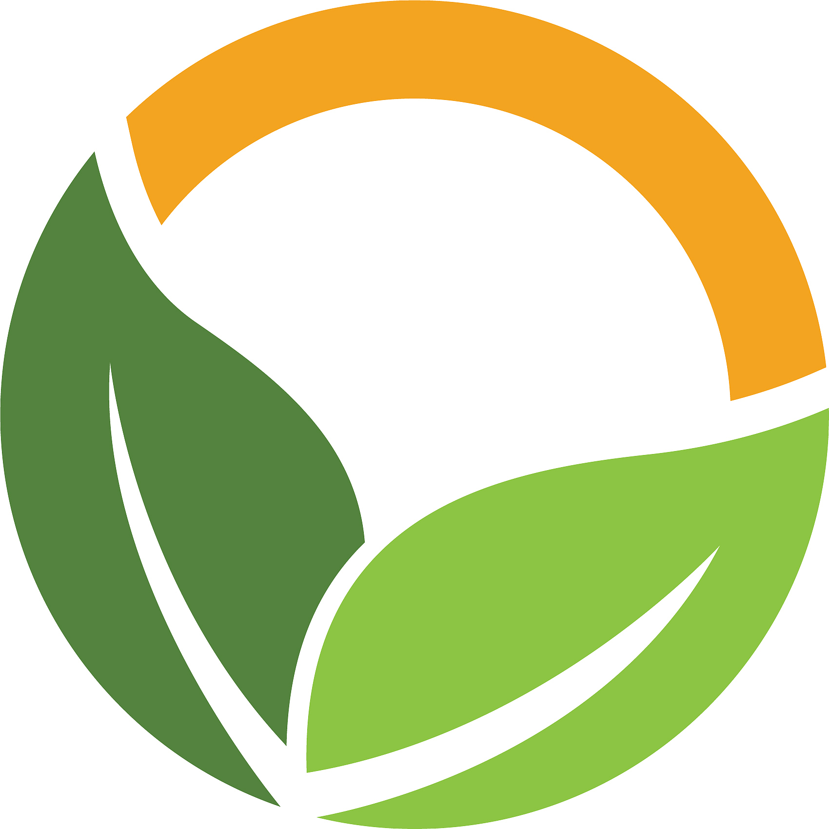 logos of green leaf ecology nature element icon