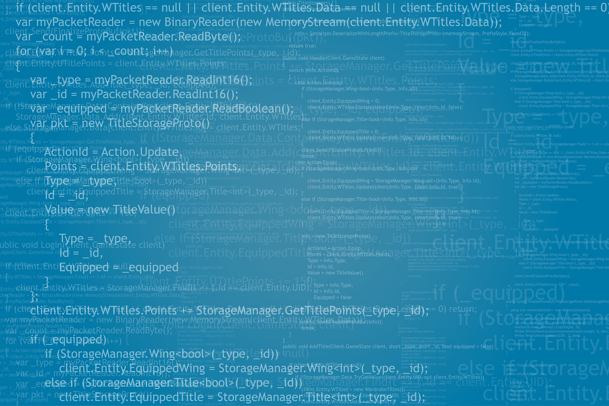 program code background