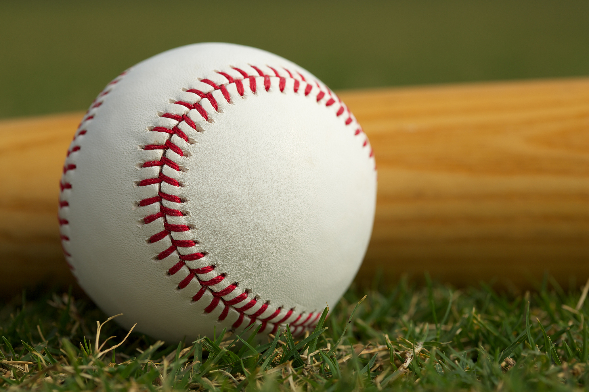 baseball with a bat