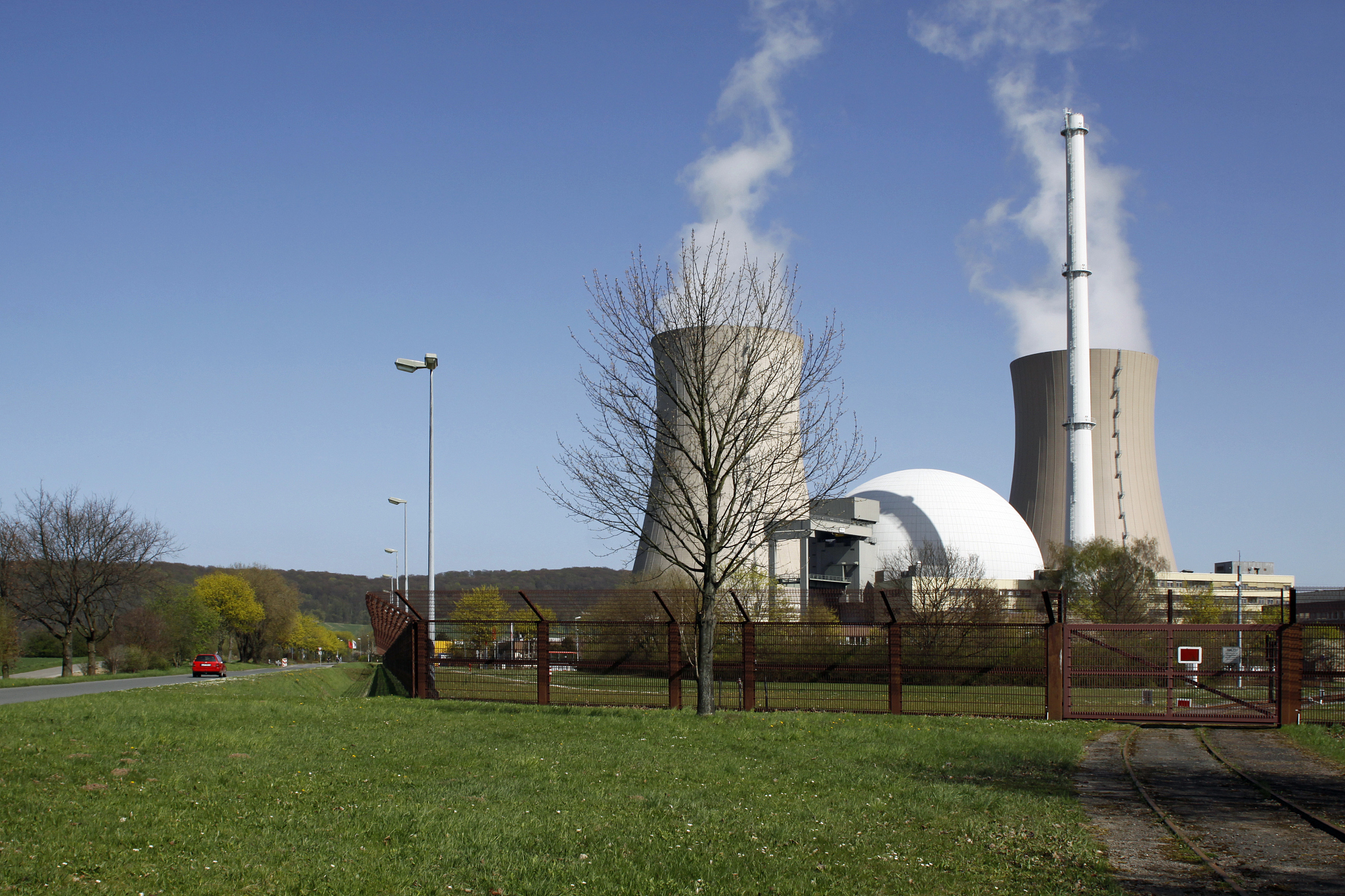 nuclear power plant in grohnde (germany)