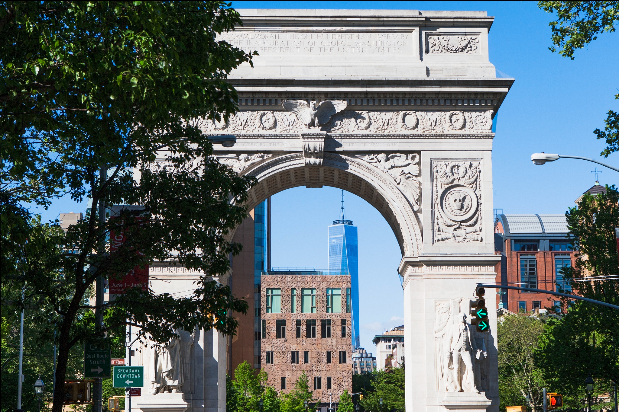 washington square park, greenwich village, nyc