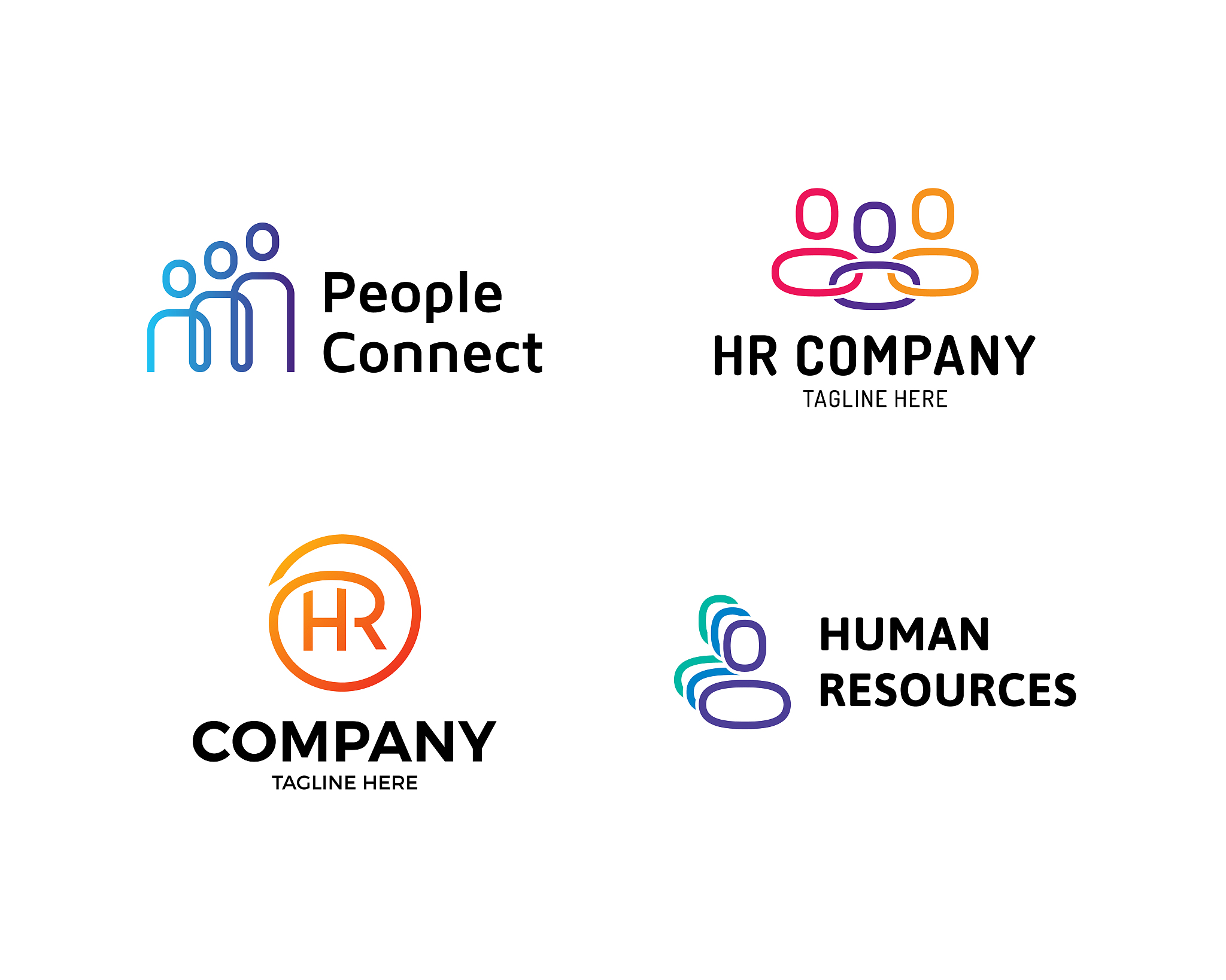 hr design template set