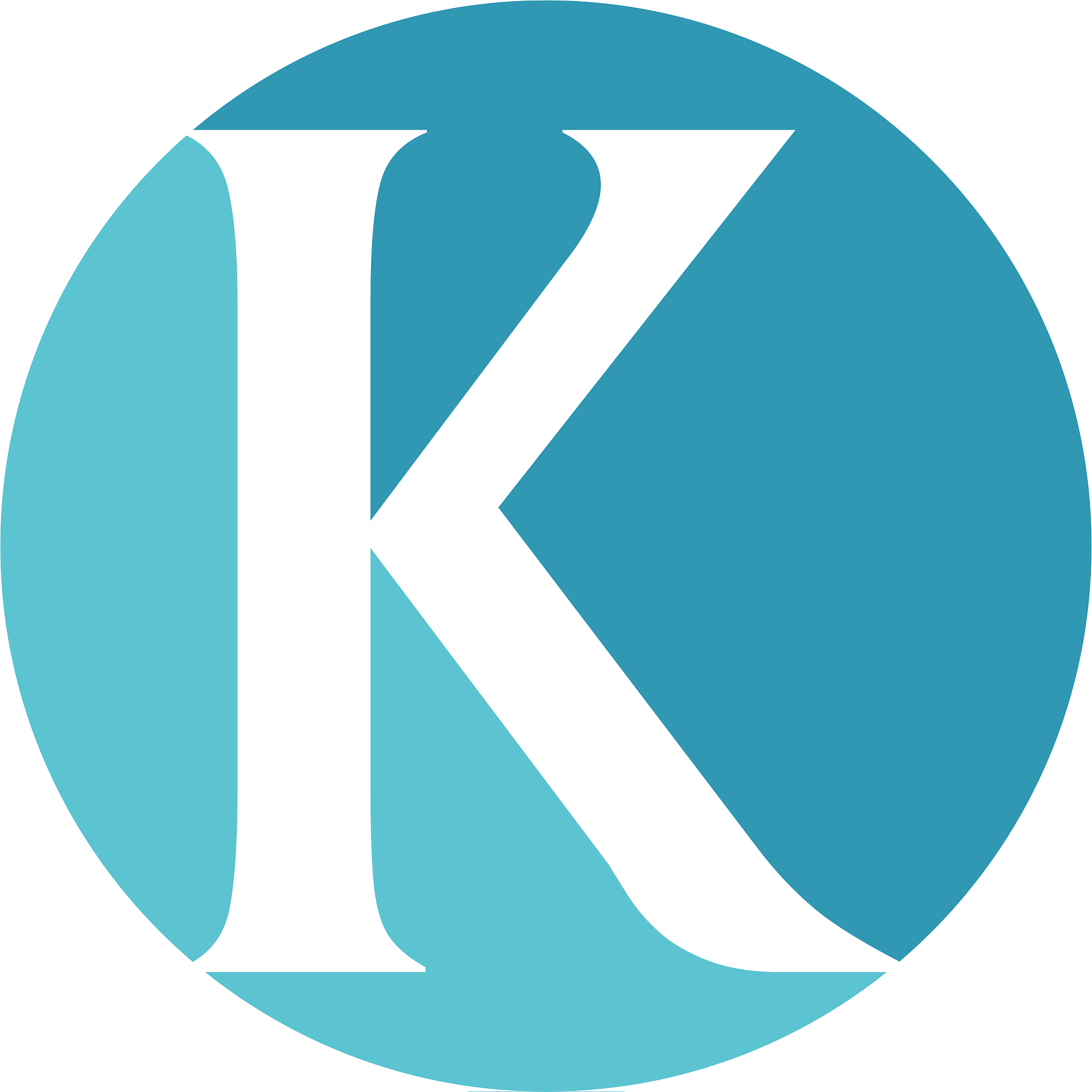 modern solution letter k